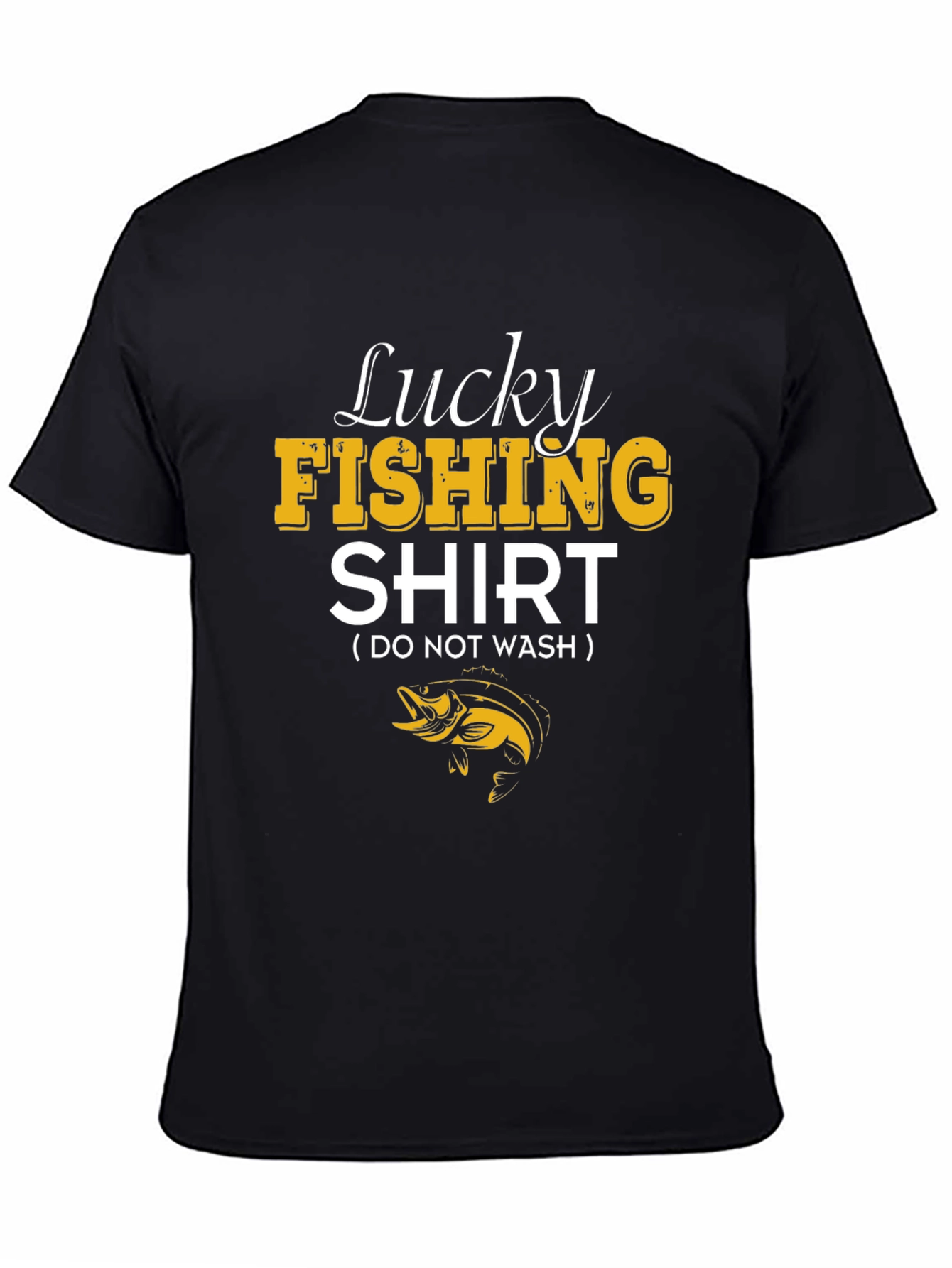 Lucky Fishing Shirt - Novelty Fisherman Tee