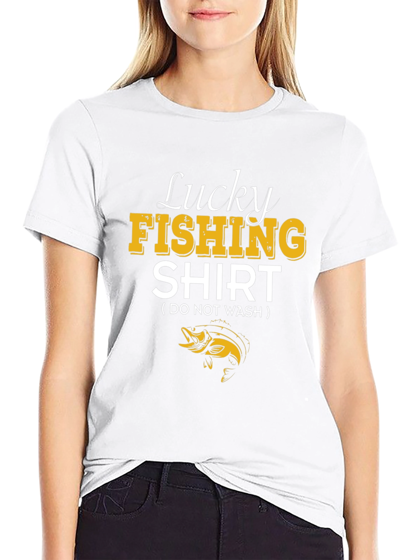 Lucky Fishing Shirt - Novelty Fisherman Tee