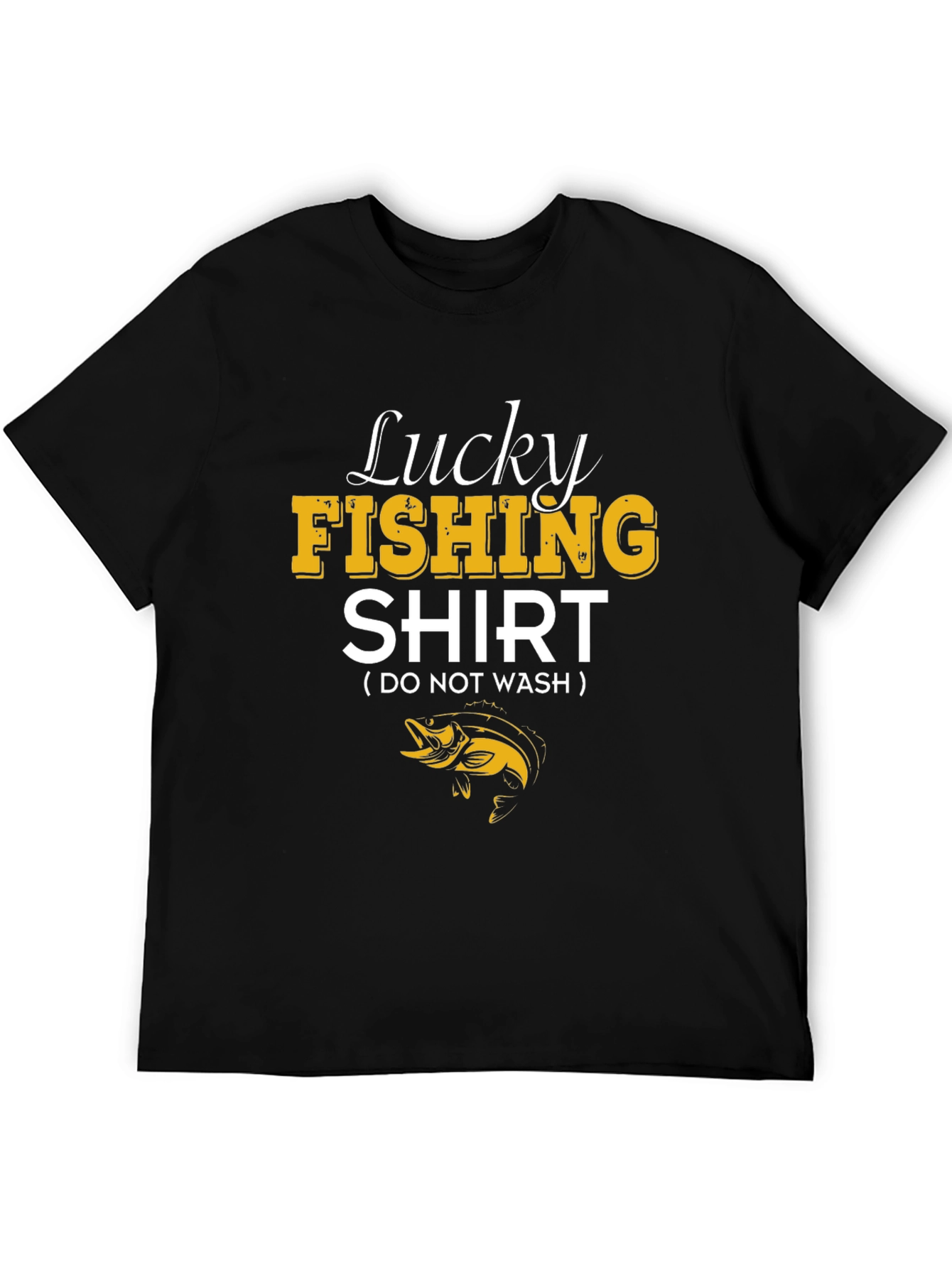 Lucky Fishing Shirt - Novelty Fisherman Tee