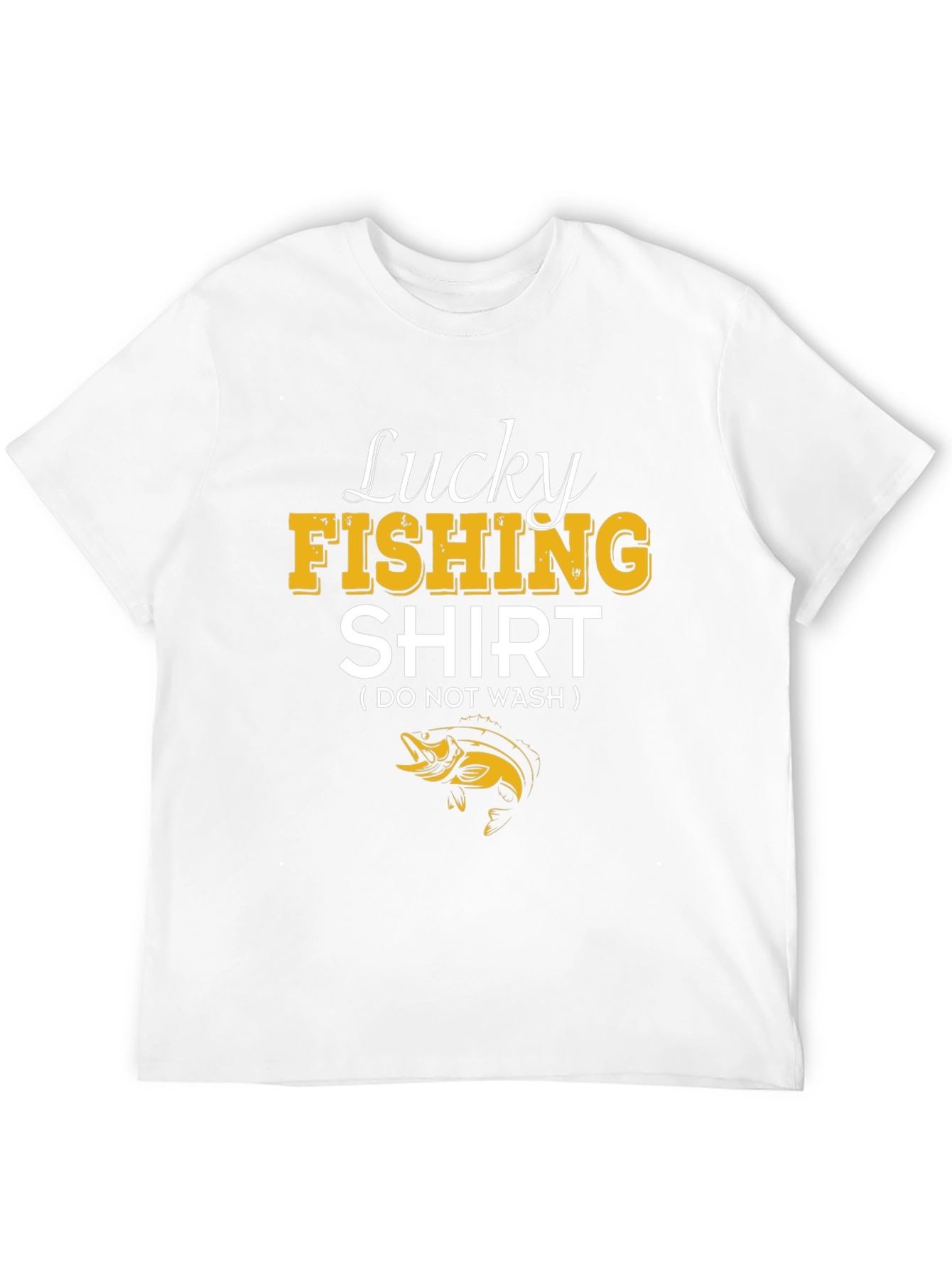 Lucky Fishing Shirt - Novelty Fisherman Tee