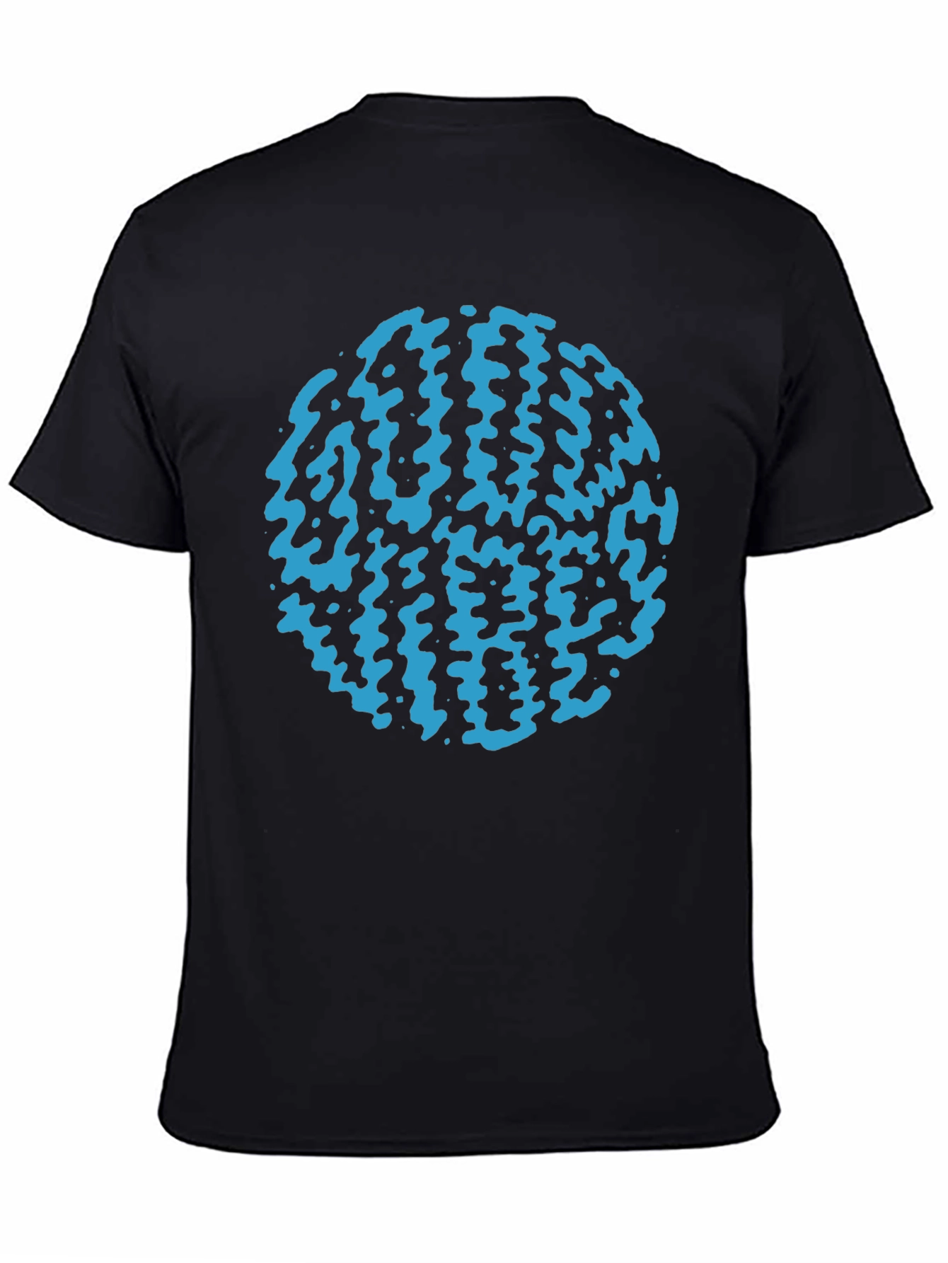 Cool Graphic Print Black T-Shirt