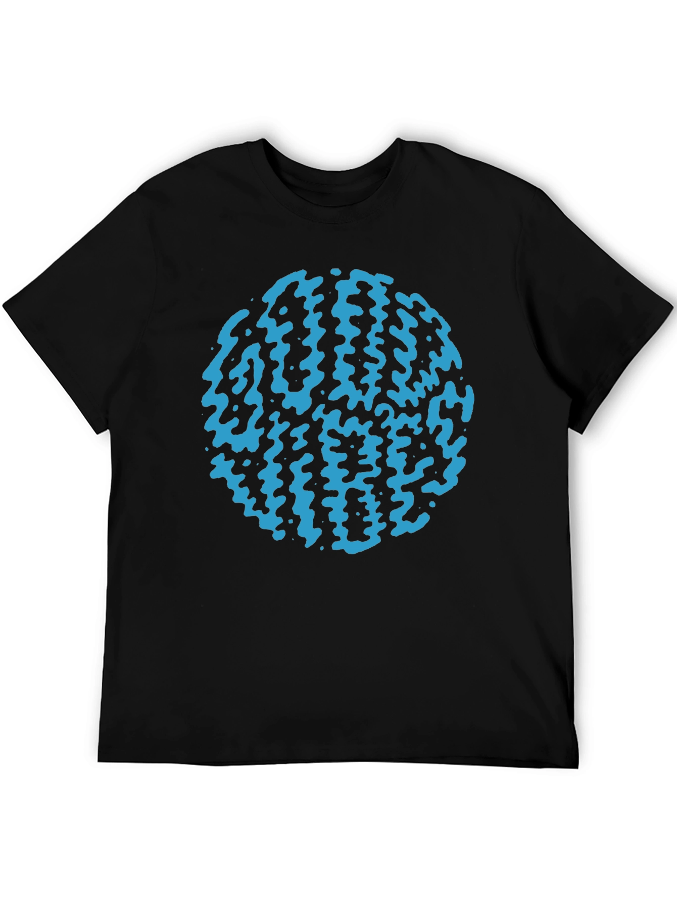 Cool Graphic Print Black T-Shirt