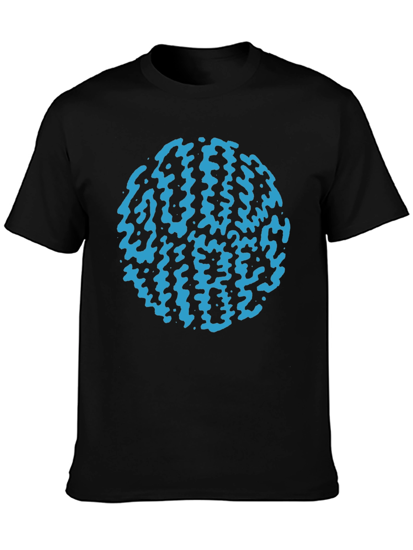 Cool Graphic Print Black T-Shirt