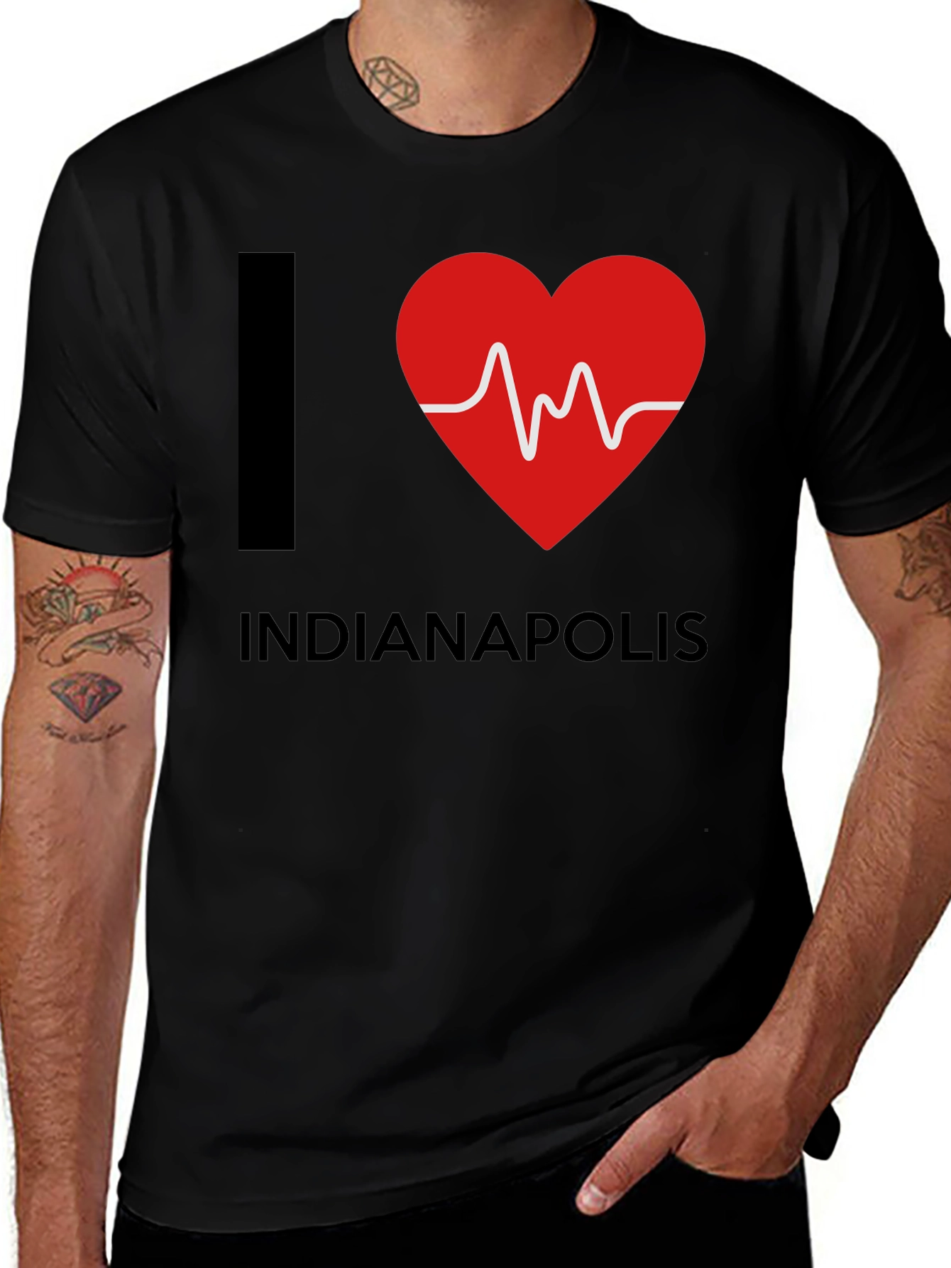 I Heart Indianapolis Graphic Tee