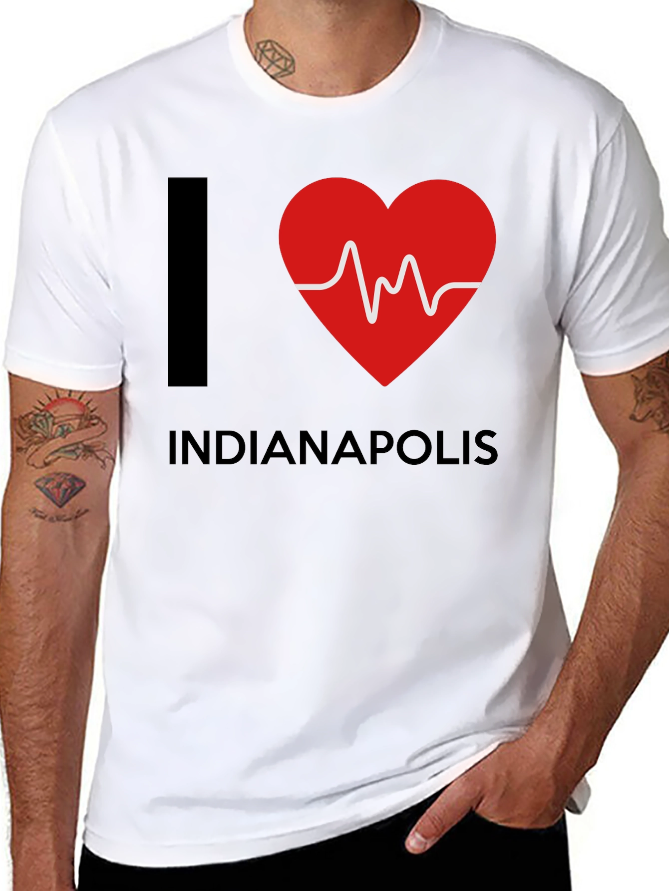 I Heart Indianapolis Graphic Tee