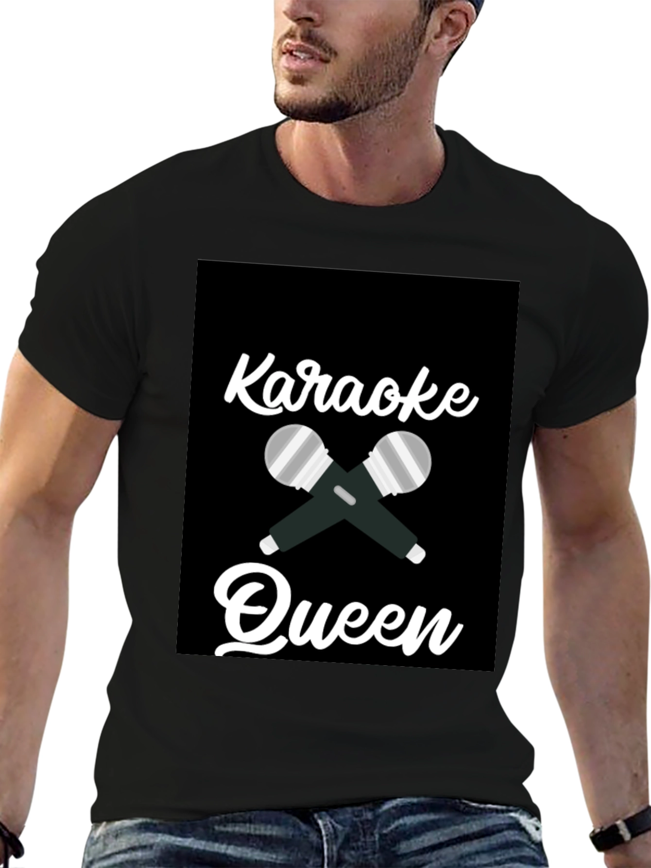 Karaoke Queen T-Shirt: Fun Karaoke Night Outfit