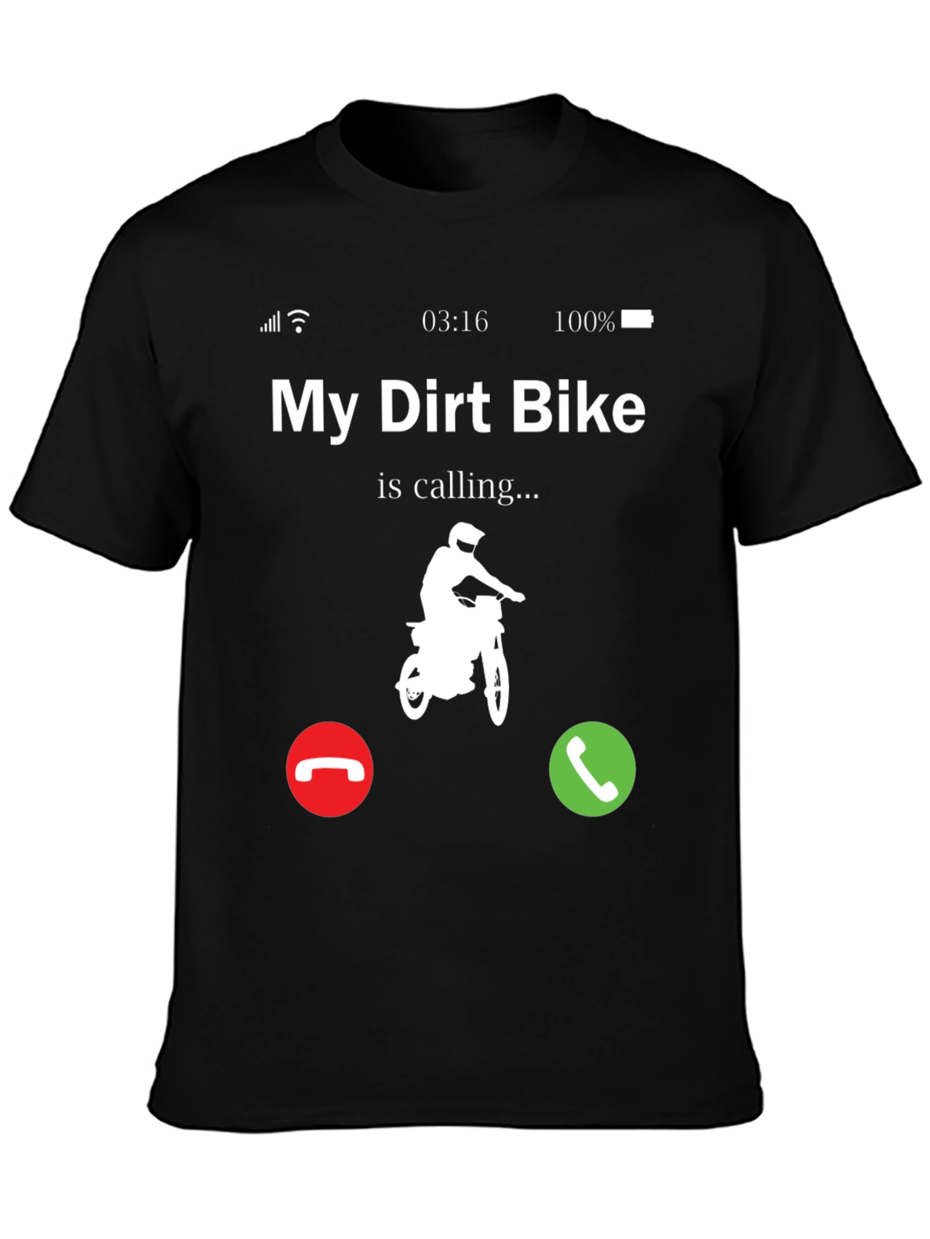 Dirt Bike Calling T-Shirt - Motorcycle Lover Tee