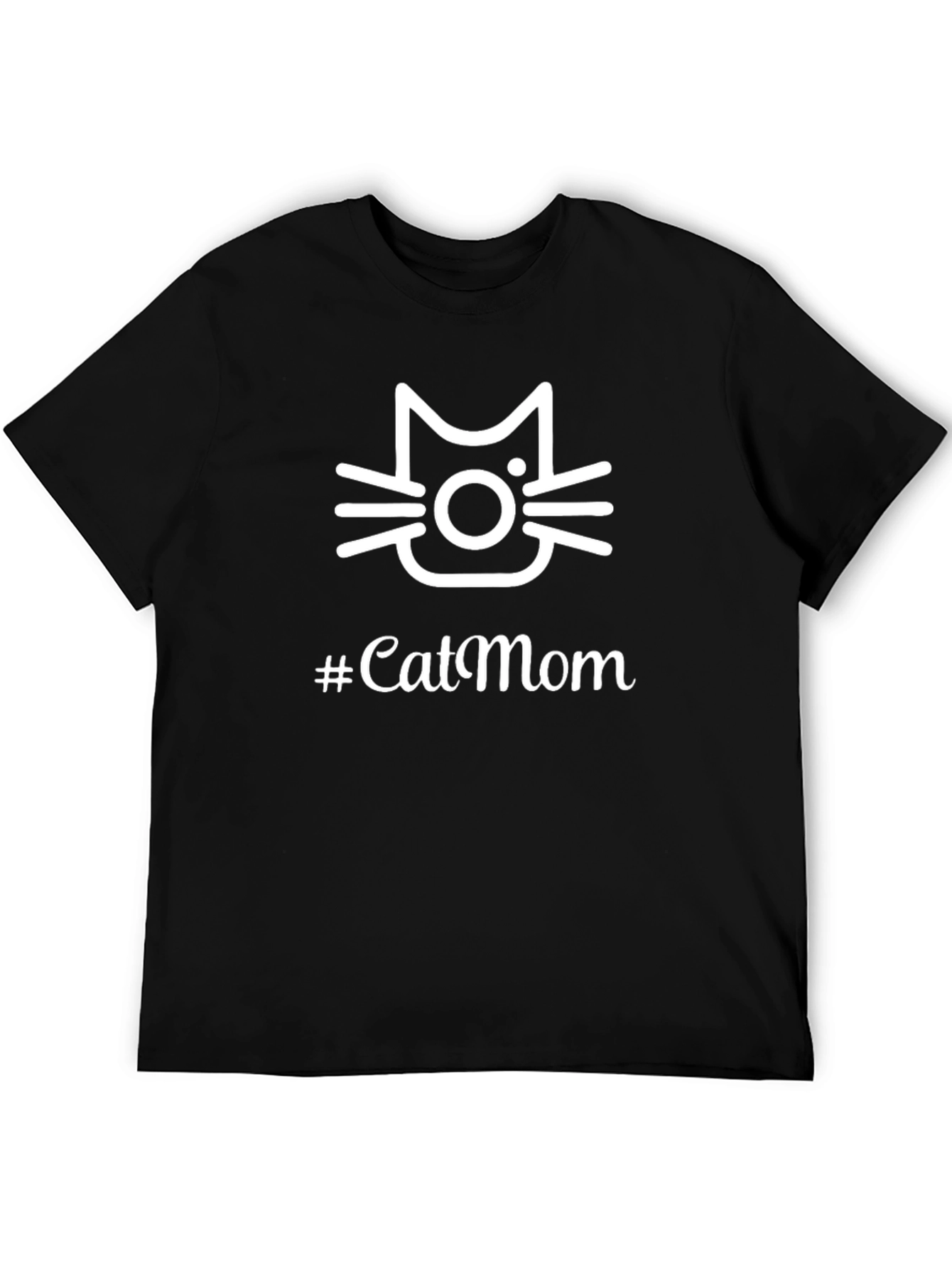 #CatMom Black T-Shirt - Perfect for Cat Lovers!