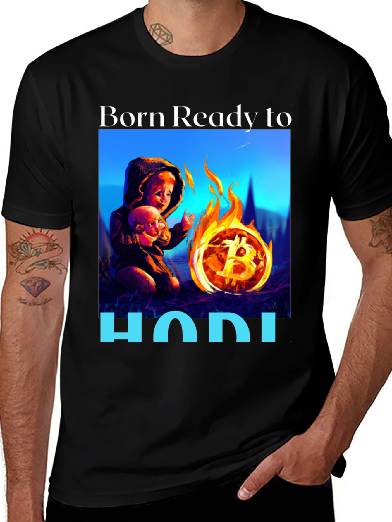 Born Ready to HODL T-Shirt