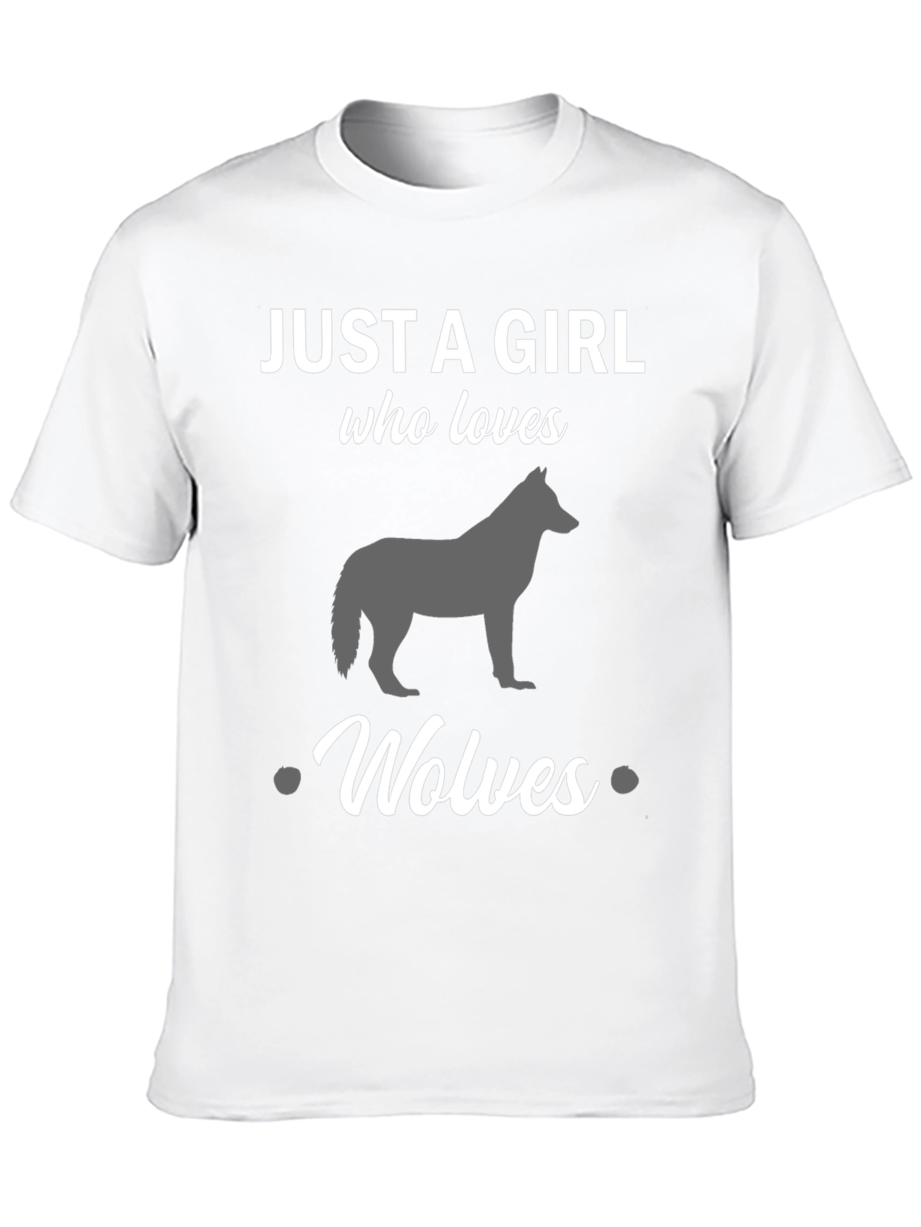 Just a Girl Who Loves Wolves T-Shirt