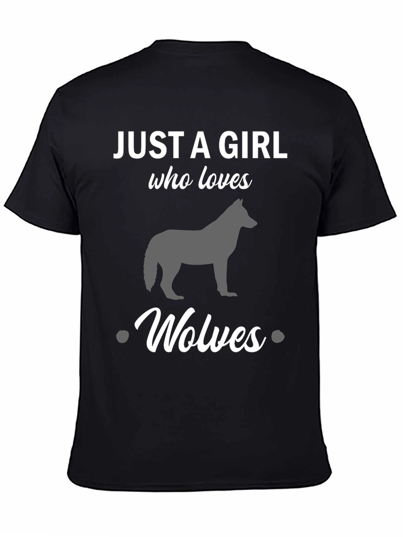 Just a Girl Who Loves Wolves T-Shirt
