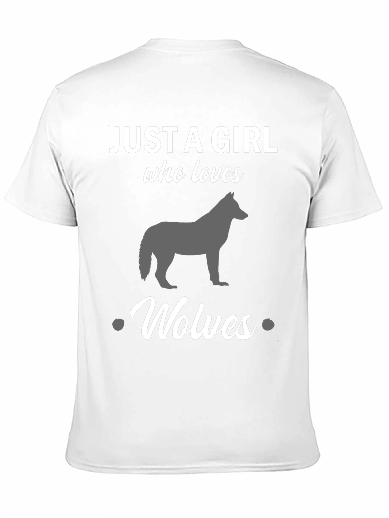 Just a Girl Who Loves Wolves T-Shirt