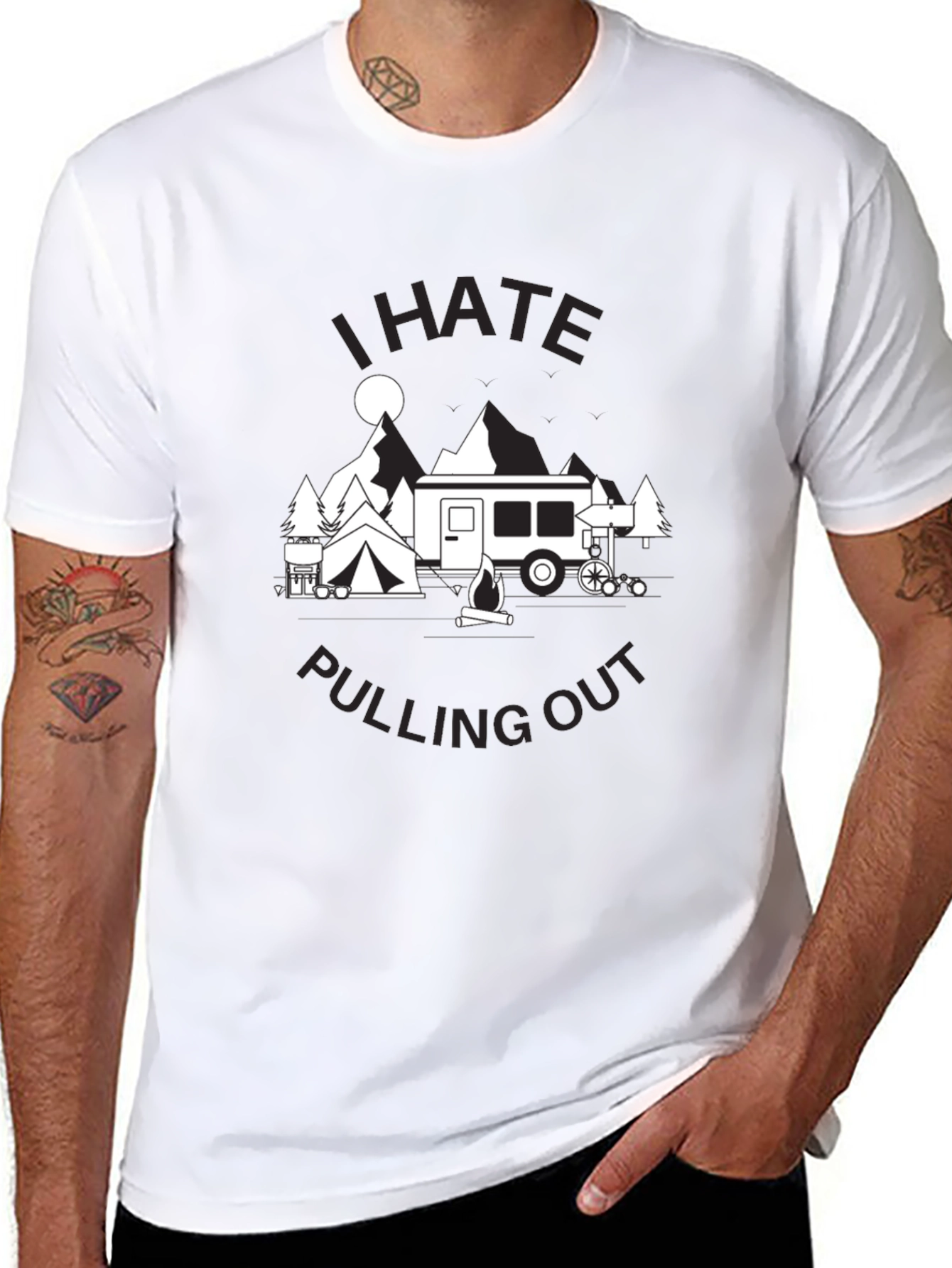 I Hate Pulling Out Camping T-Shirt