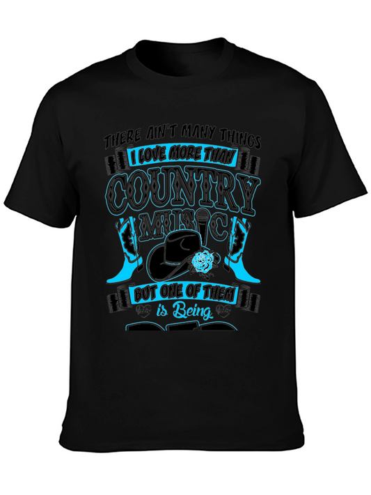 Country Music T-Shirt - Love More Than Country Music