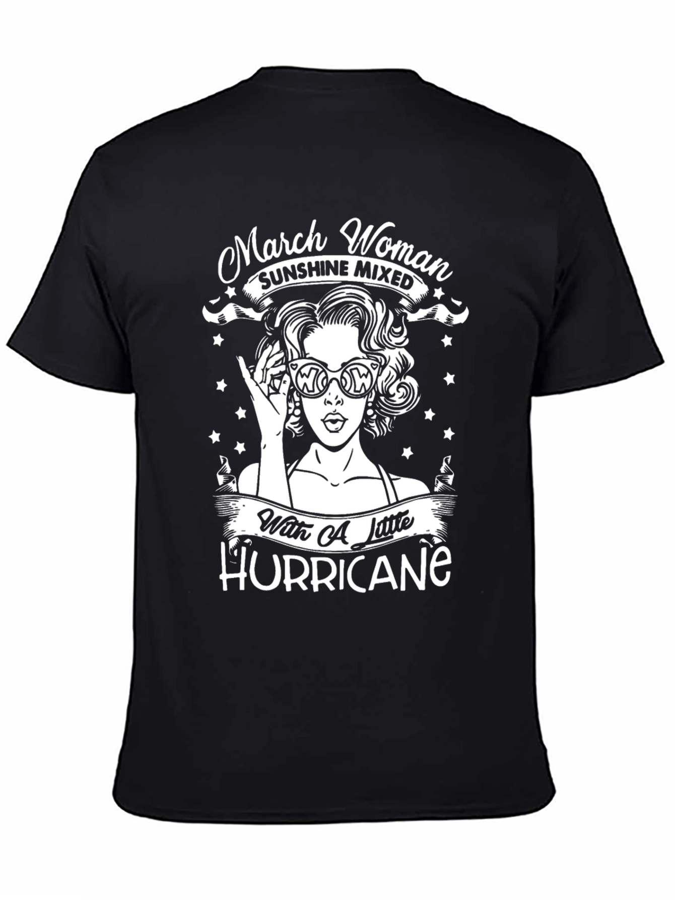 March Woman T-Shirt - Sunshine Mixed With Hurricane