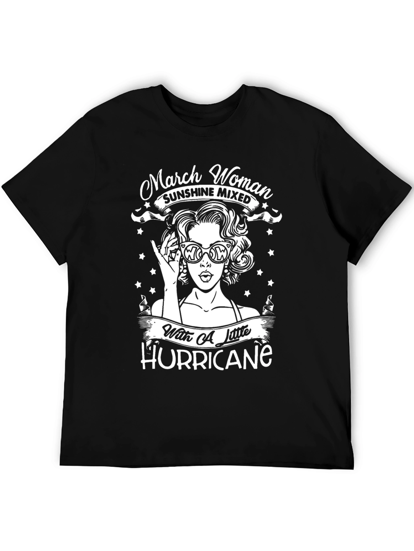 March Woman T-Shirt - Sunshine Mixed With Hurricane