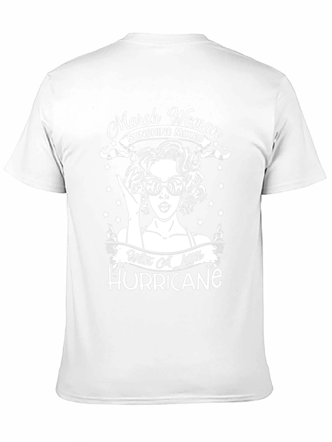 March Woman T-Shirt - Sunshine Mixed With Hurricane