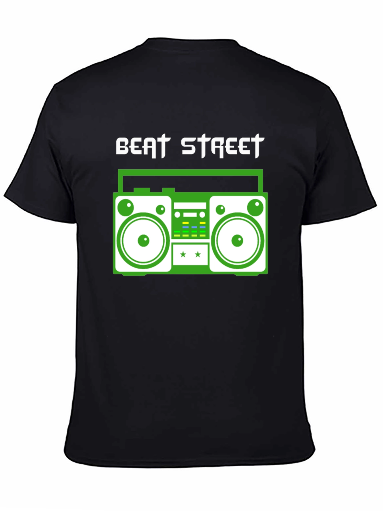 Beat Street Boombox Graphic Tee - Retro Style