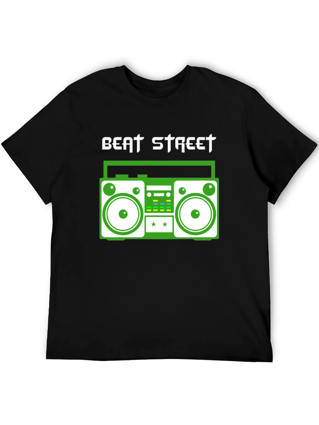 Beat Street Boombox Graphic Tee - Retro Style