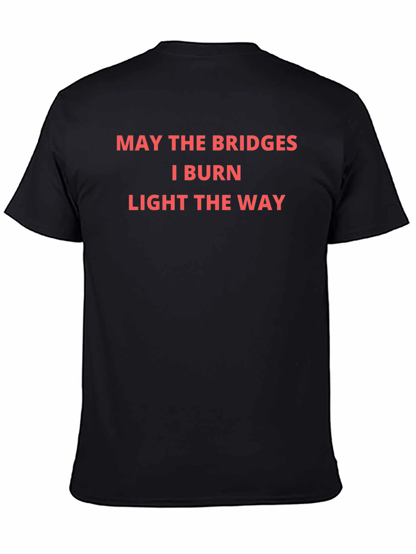 Bridges I Burn Graphic Tee - Black Casual Shirt