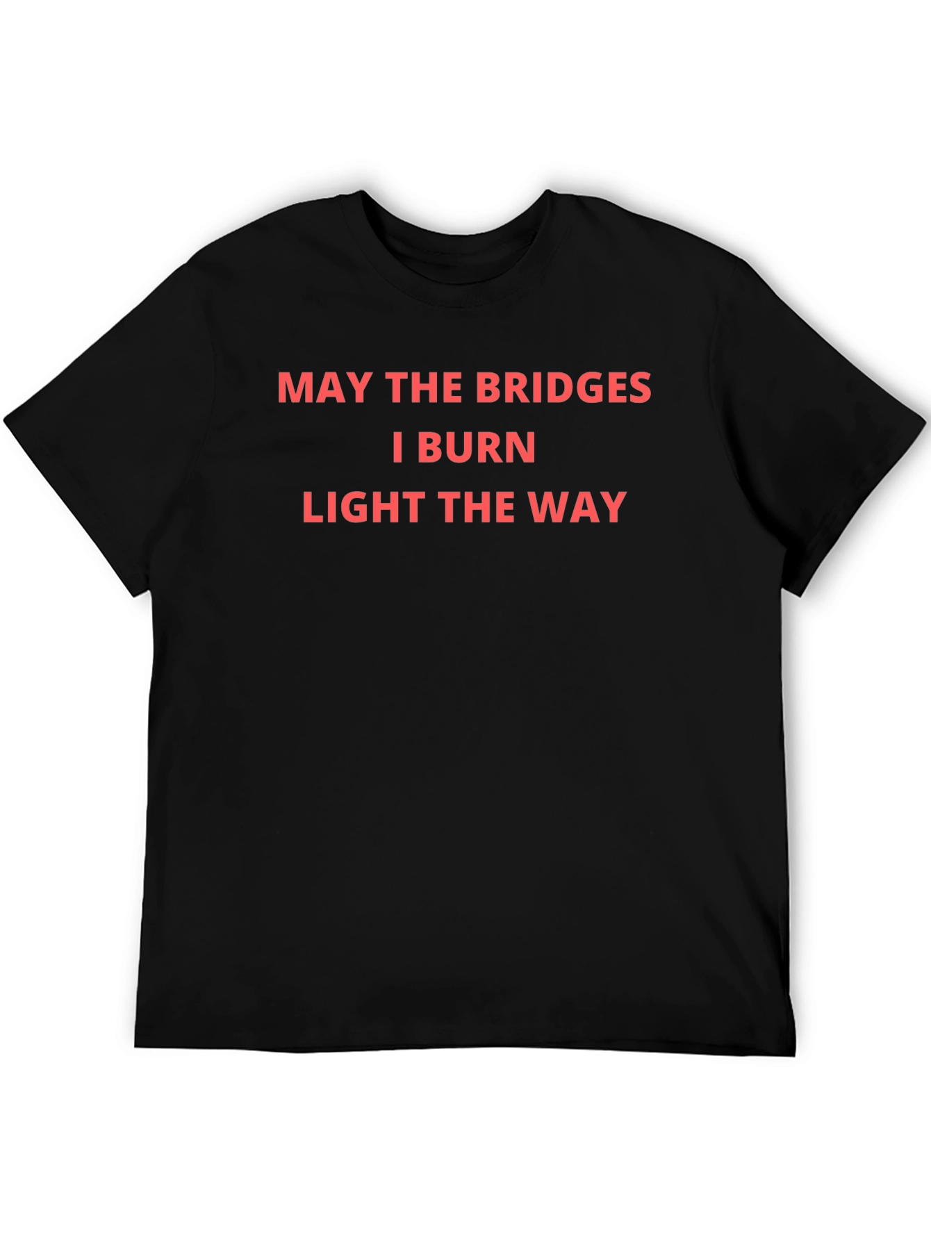 Bridges I Burn Graphic Tee - Black Casual Shirt