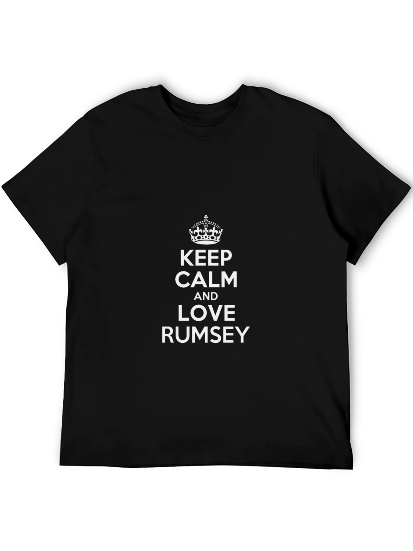 Keep Calm & Love Rumsey Black T-Shirt