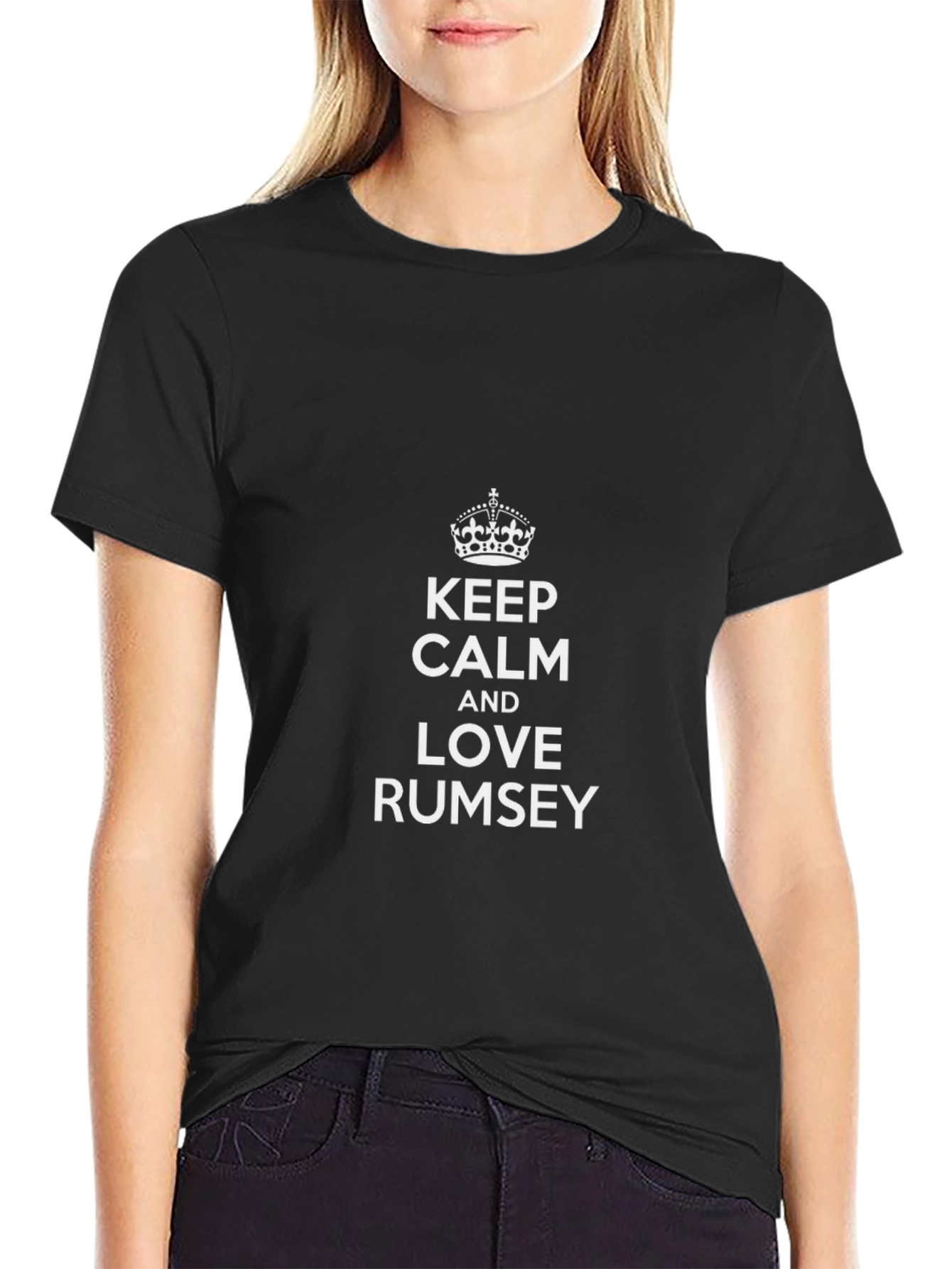 Keep Calm & Love Rumsey Black T-Shirt