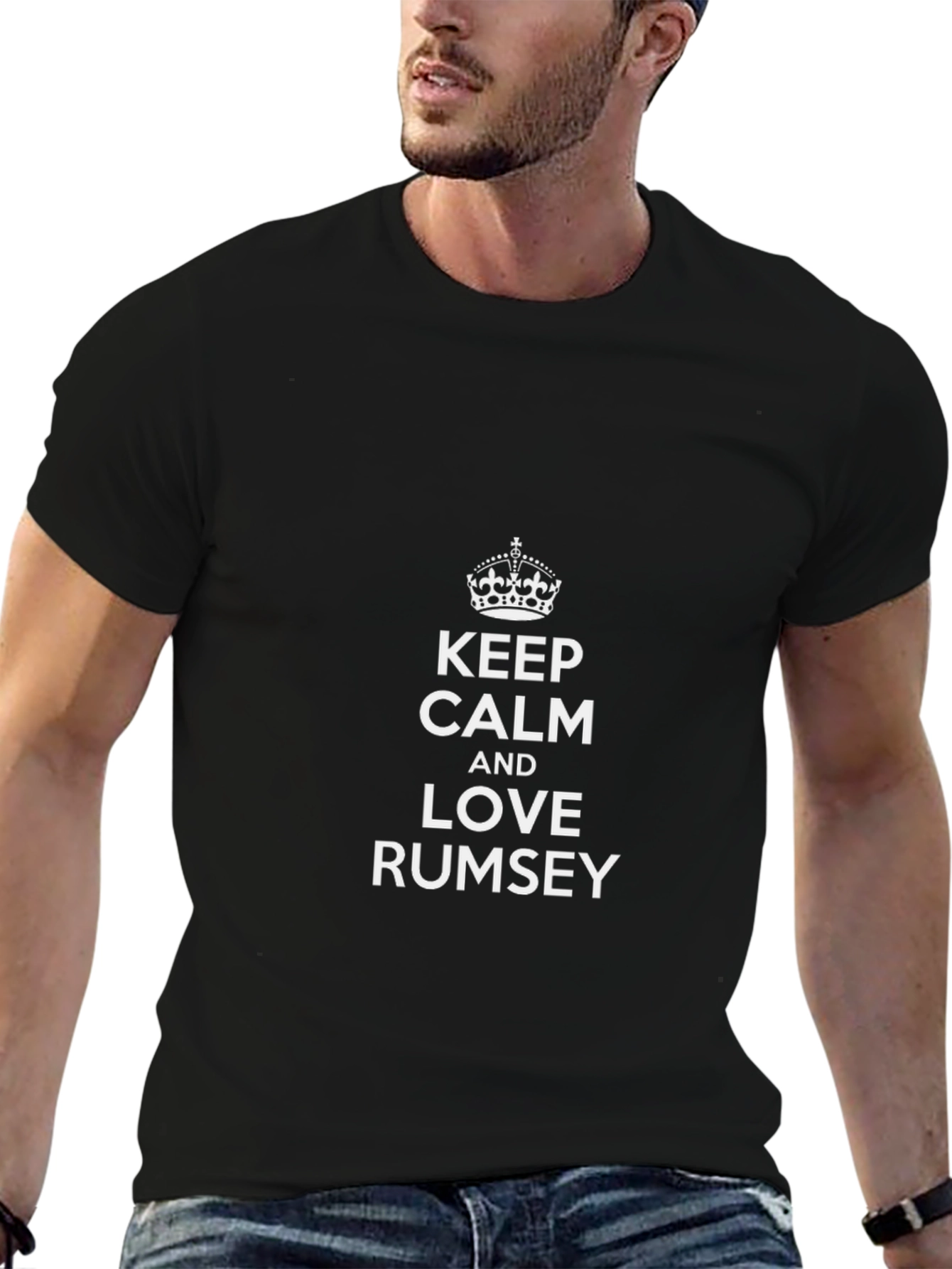 Keep Calm & Love Rumsey Black T-Shirt