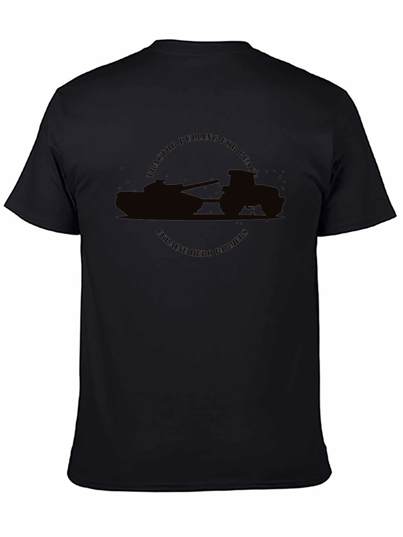 Ukraine Hero Farmers Tractor Pulling Peace T-Shirt