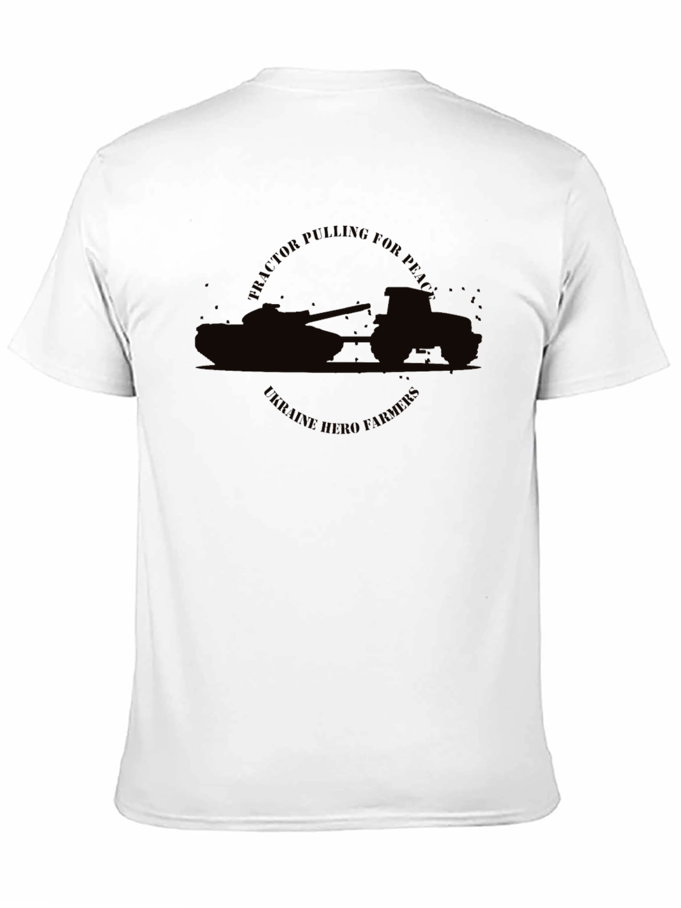 Ukraine Hero Farmers Tractor Pulling Peace T-Shirt