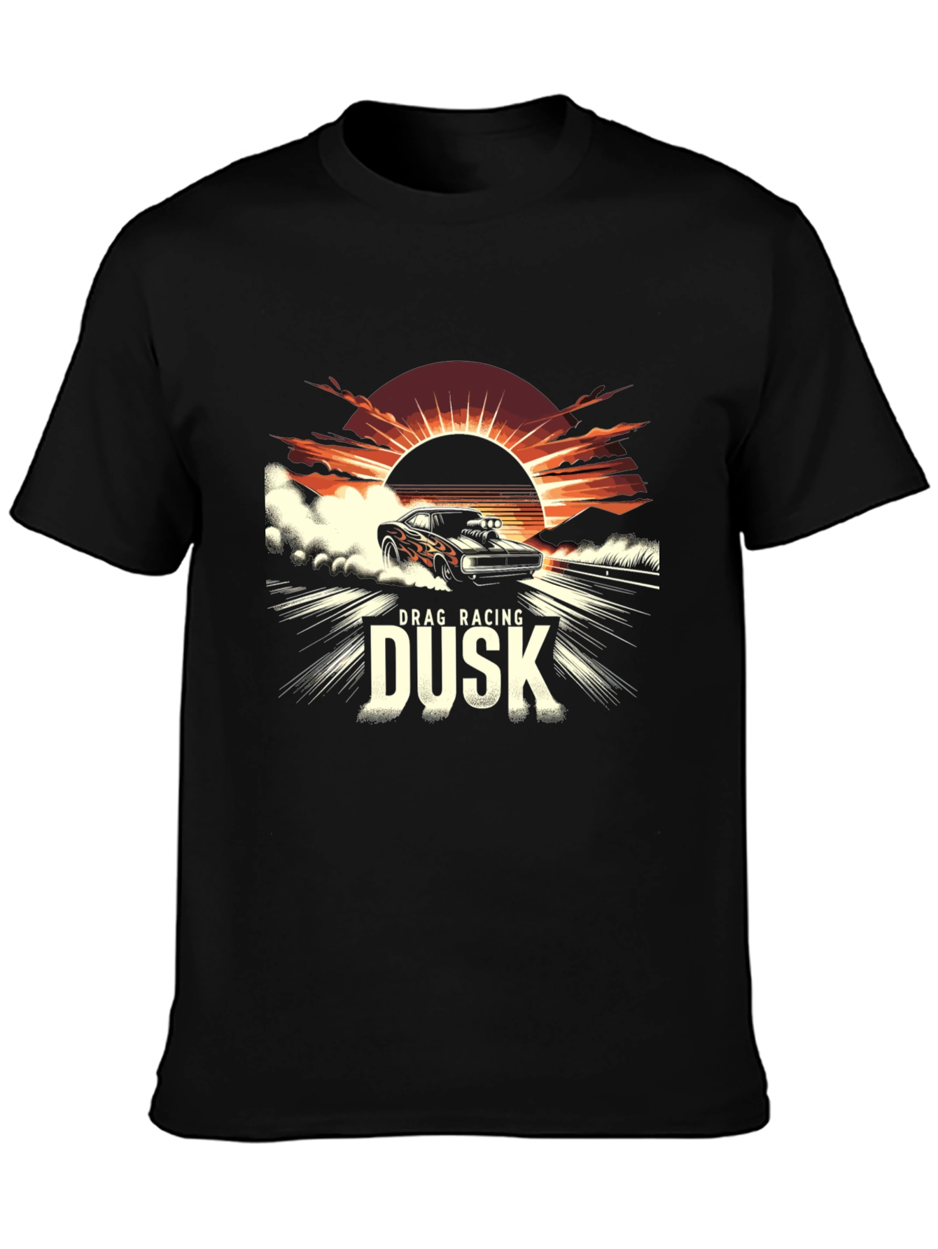 Drag Racing Dusk T-Shirt - Muscle Car Tee