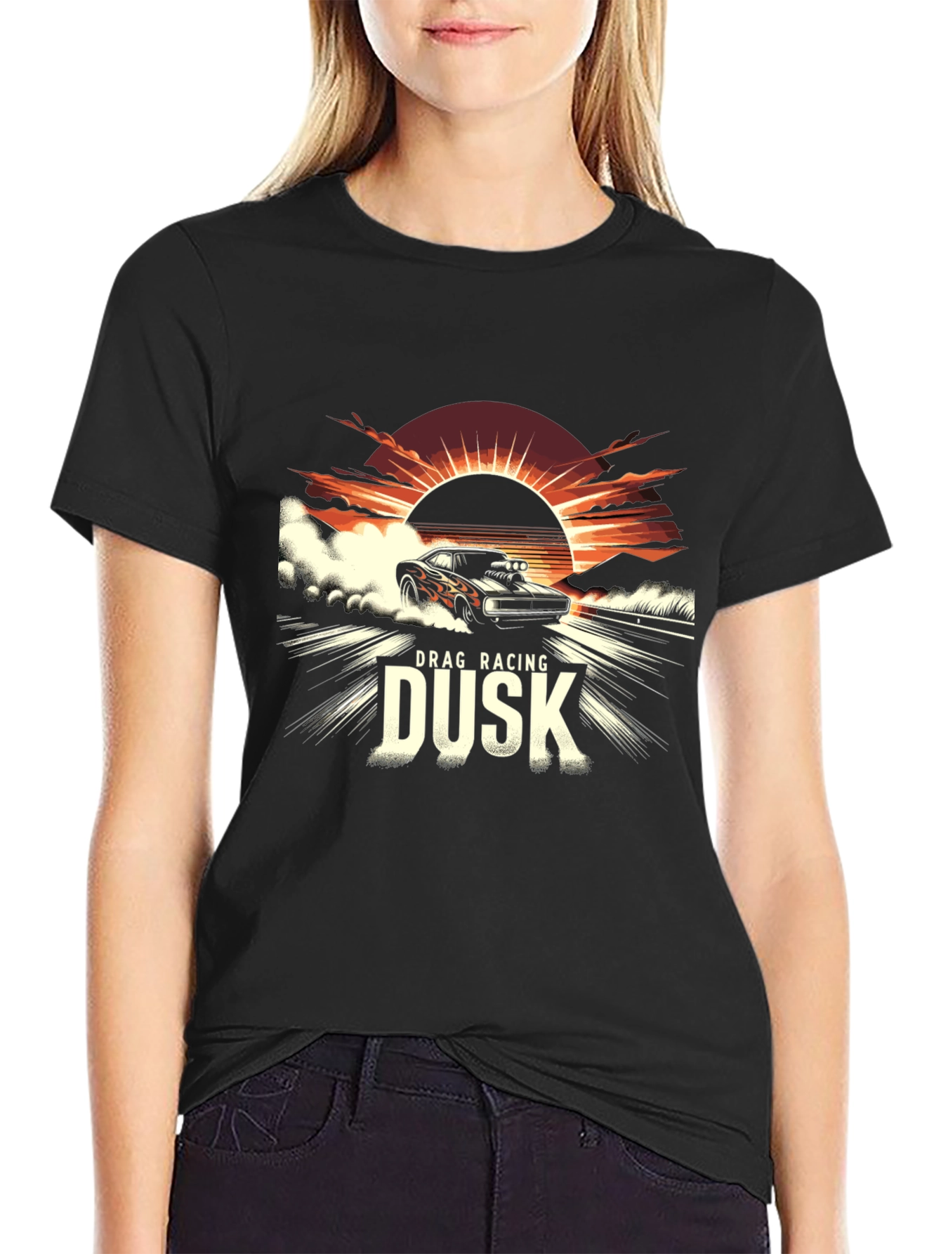 Drag Racing Dusk T-Shirt - Muscle Car Tee
