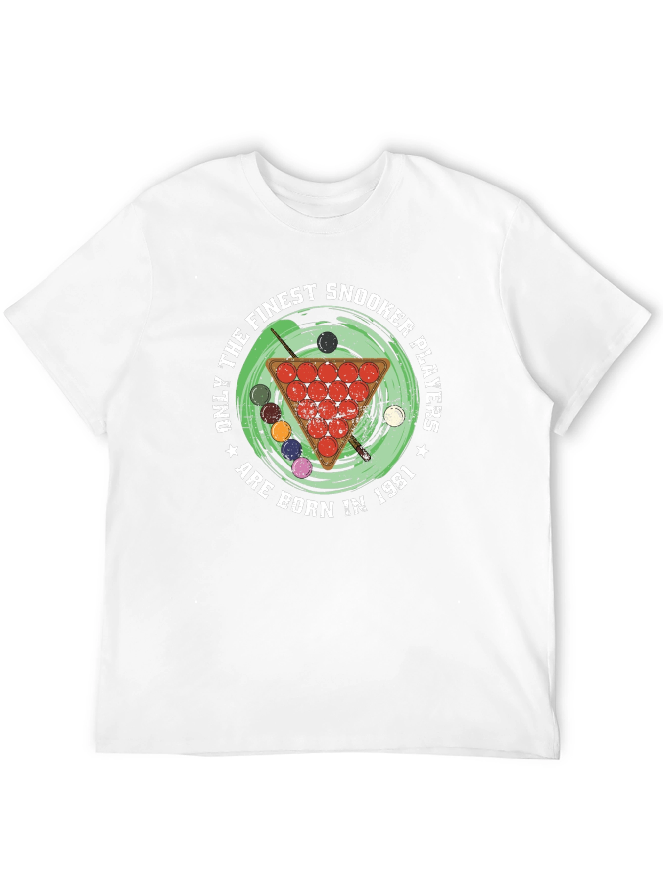 Finest Snooker Players Born in 1981 Black T-Shirt
