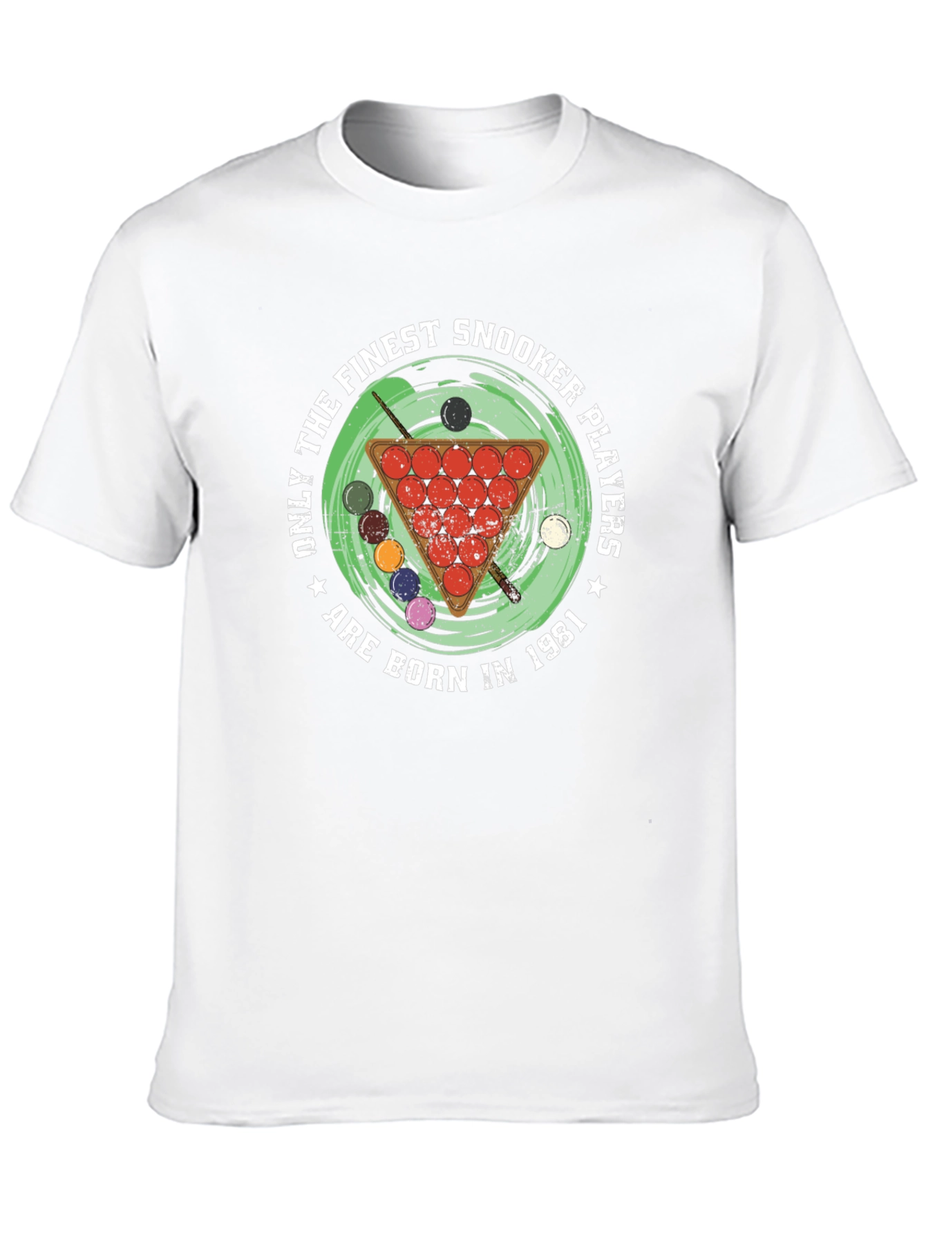 Finest Snooker Players Born in 1981 Black T-Shirt