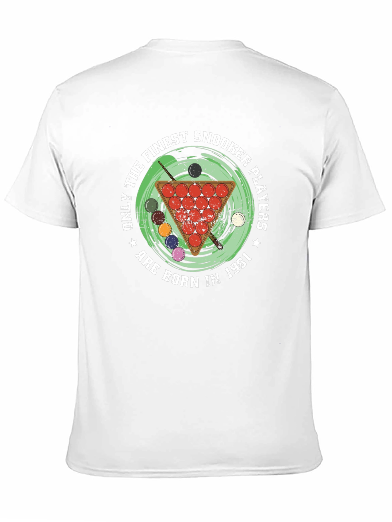 Finest Snooker Players Born in 1981 Black T-Shirt