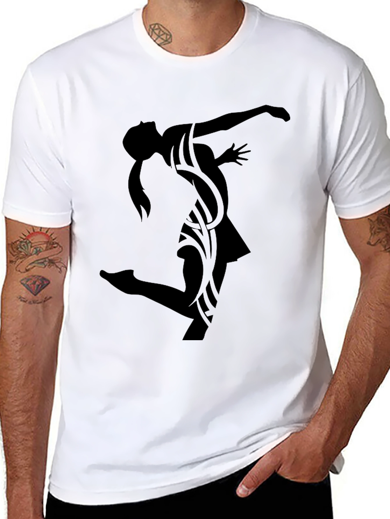 Black Dancer Graphic T-Shirt