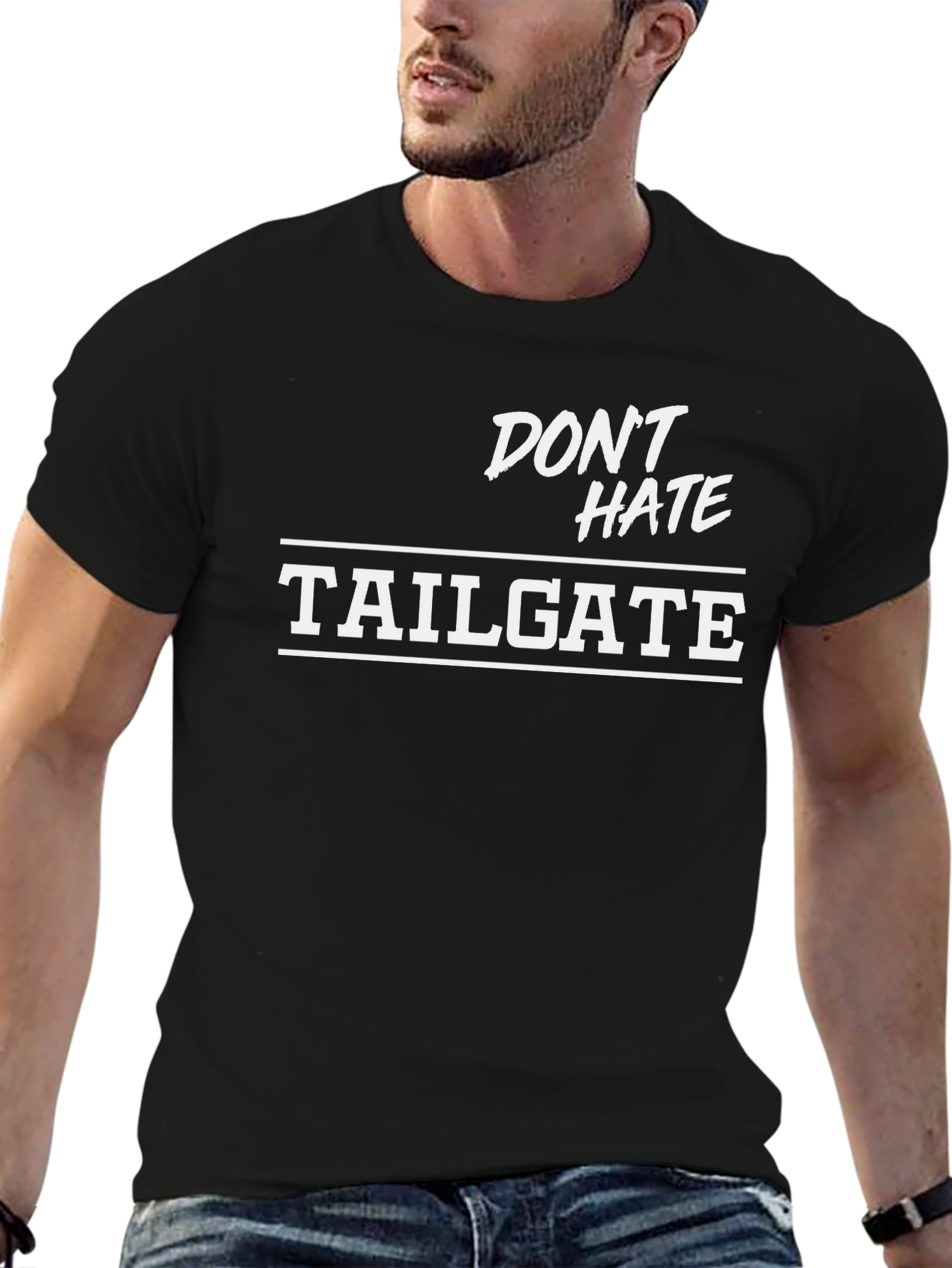 Dont Hate Tailgate Graphic Tee