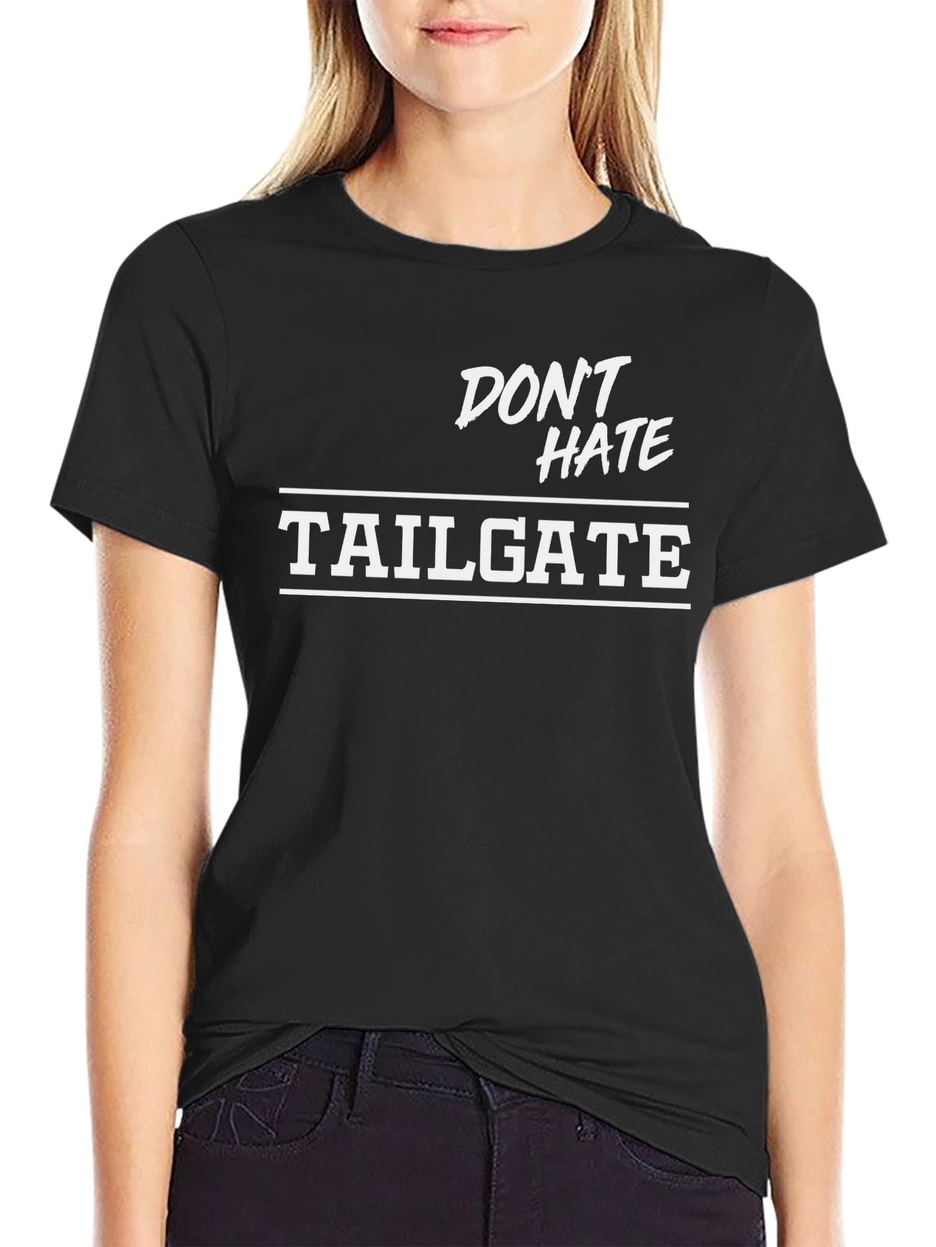 Dont Hate Tailgate Graphic Tee