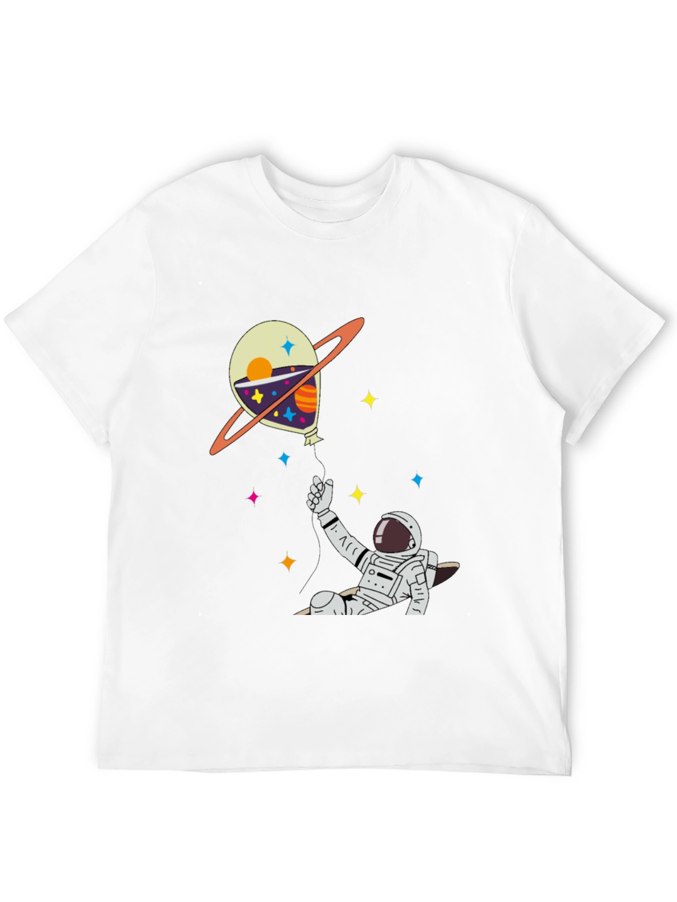Astronaut Space Balloon T-Shirt