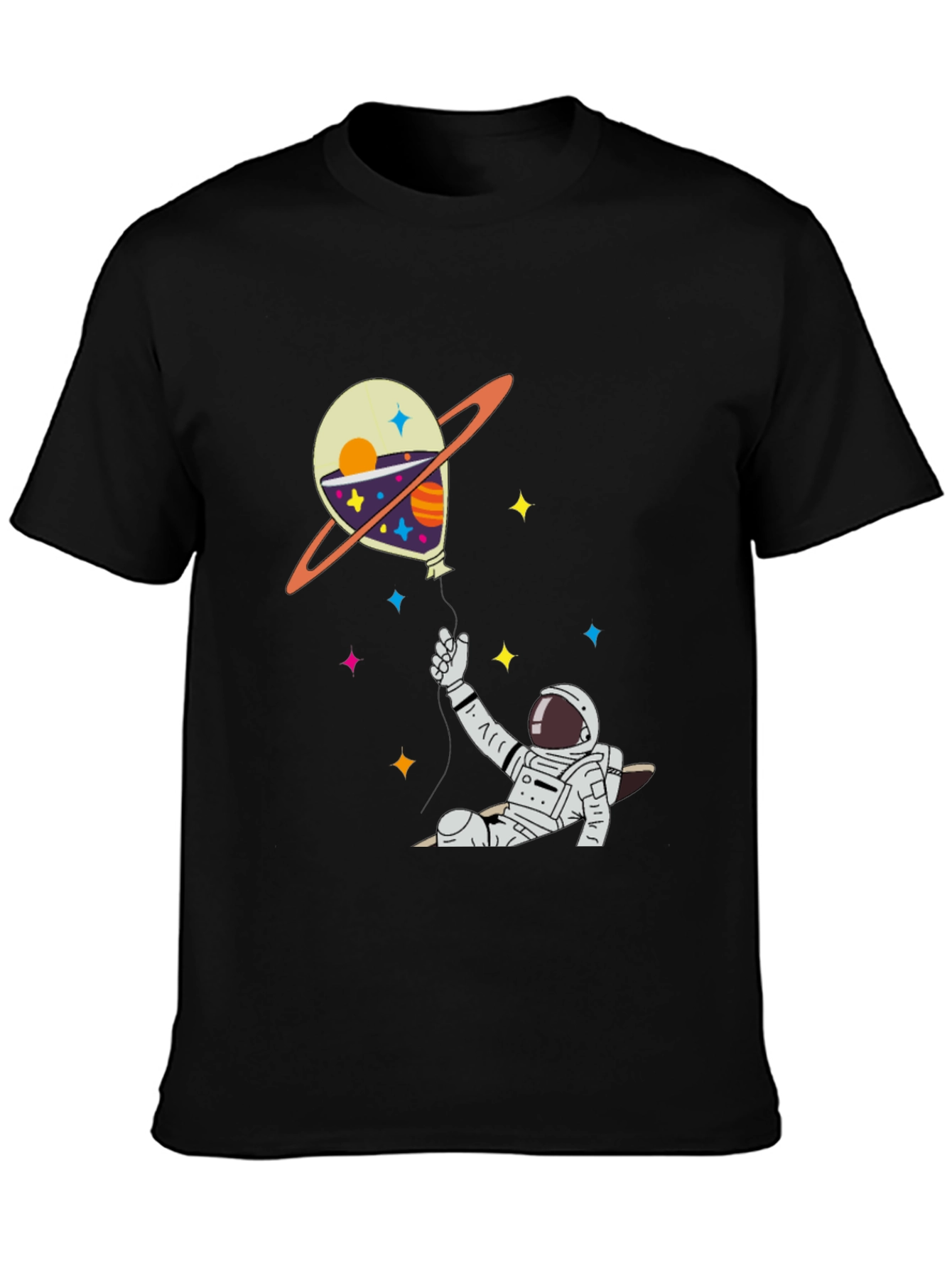 Astronaut Space Balloon T-Shirt
