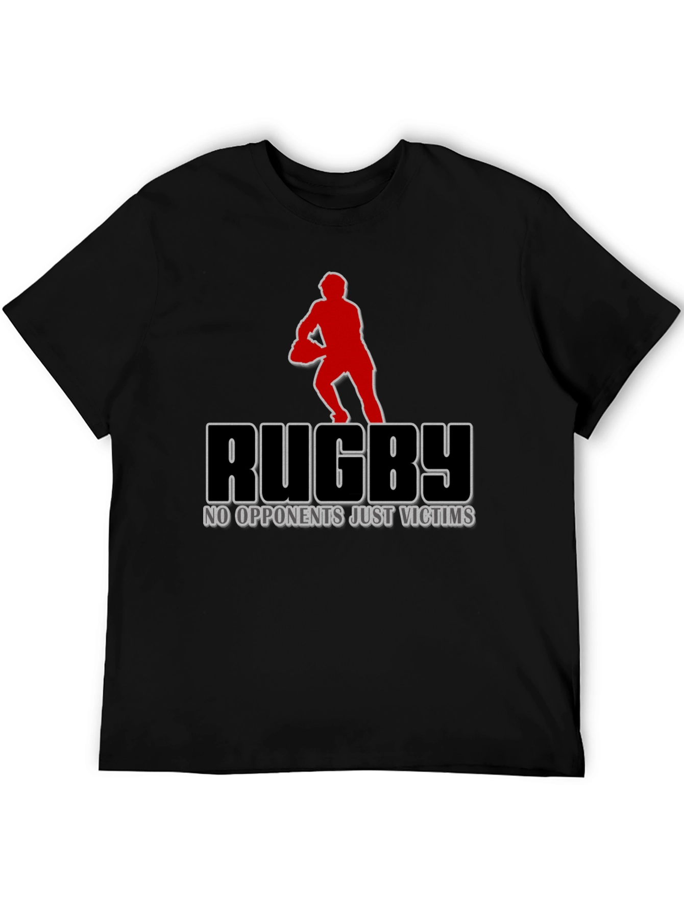 Rugby No Opponents Just Victims Graphic T-Shirt