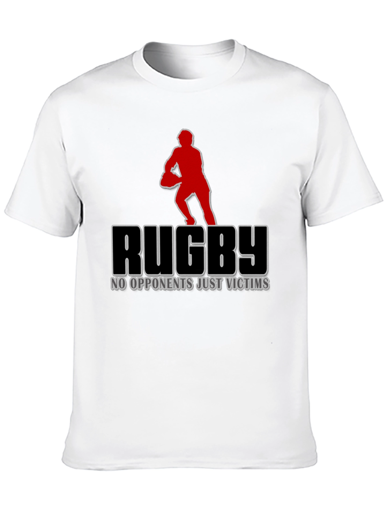 Rugby No Opponents Just Victims Graphic T-Shirt