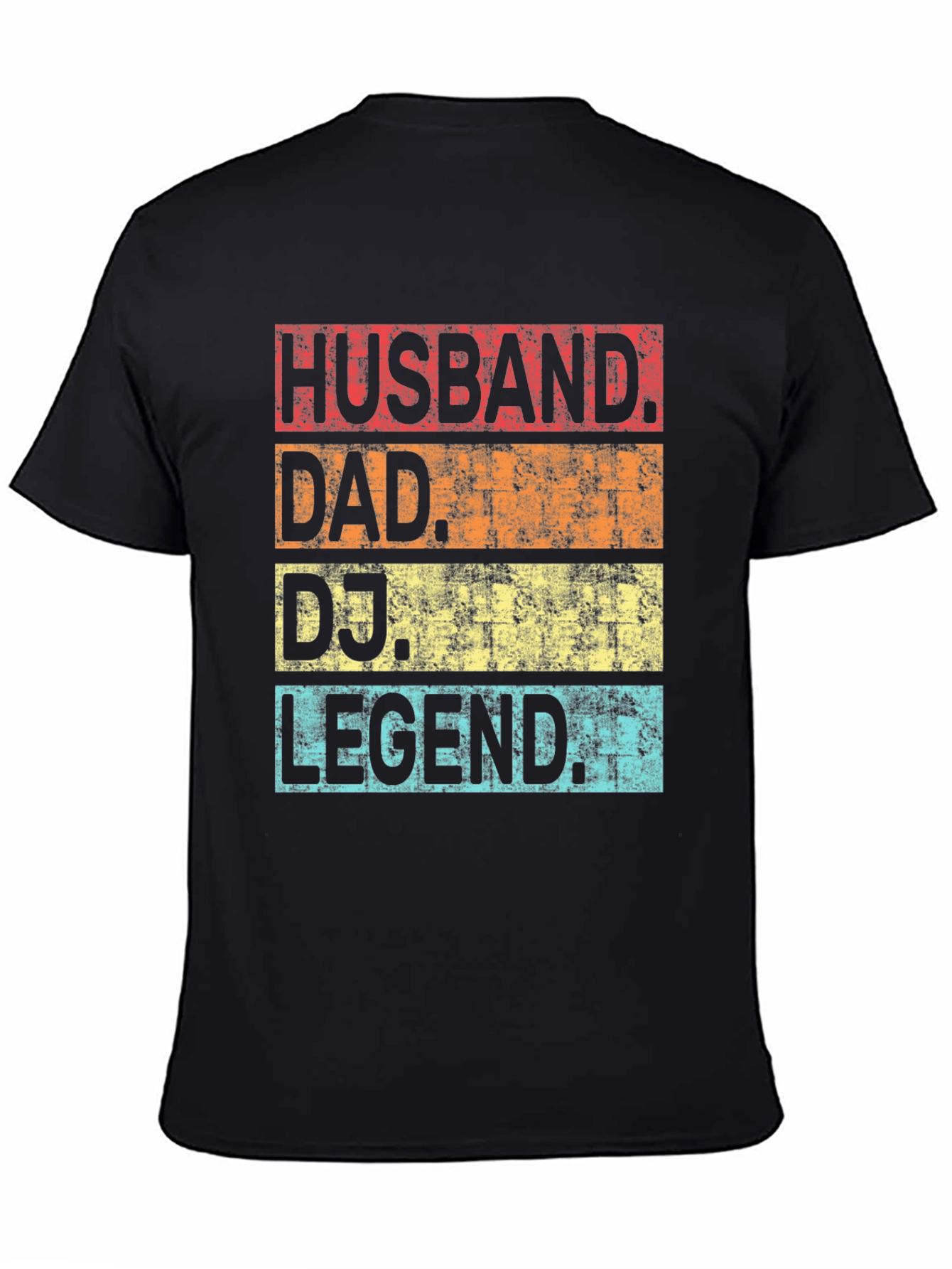Husband Dad DJ Legend Retro T-Shirt