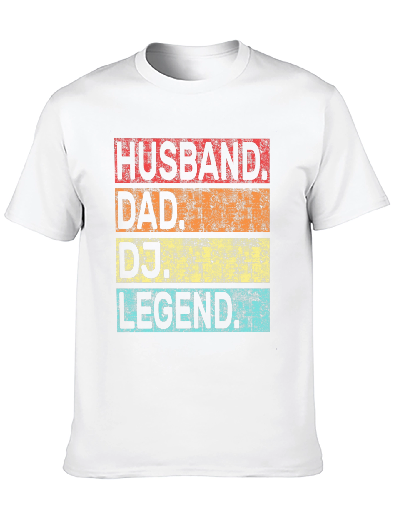 Husband Dad DJ Legend Retro T-Shirt