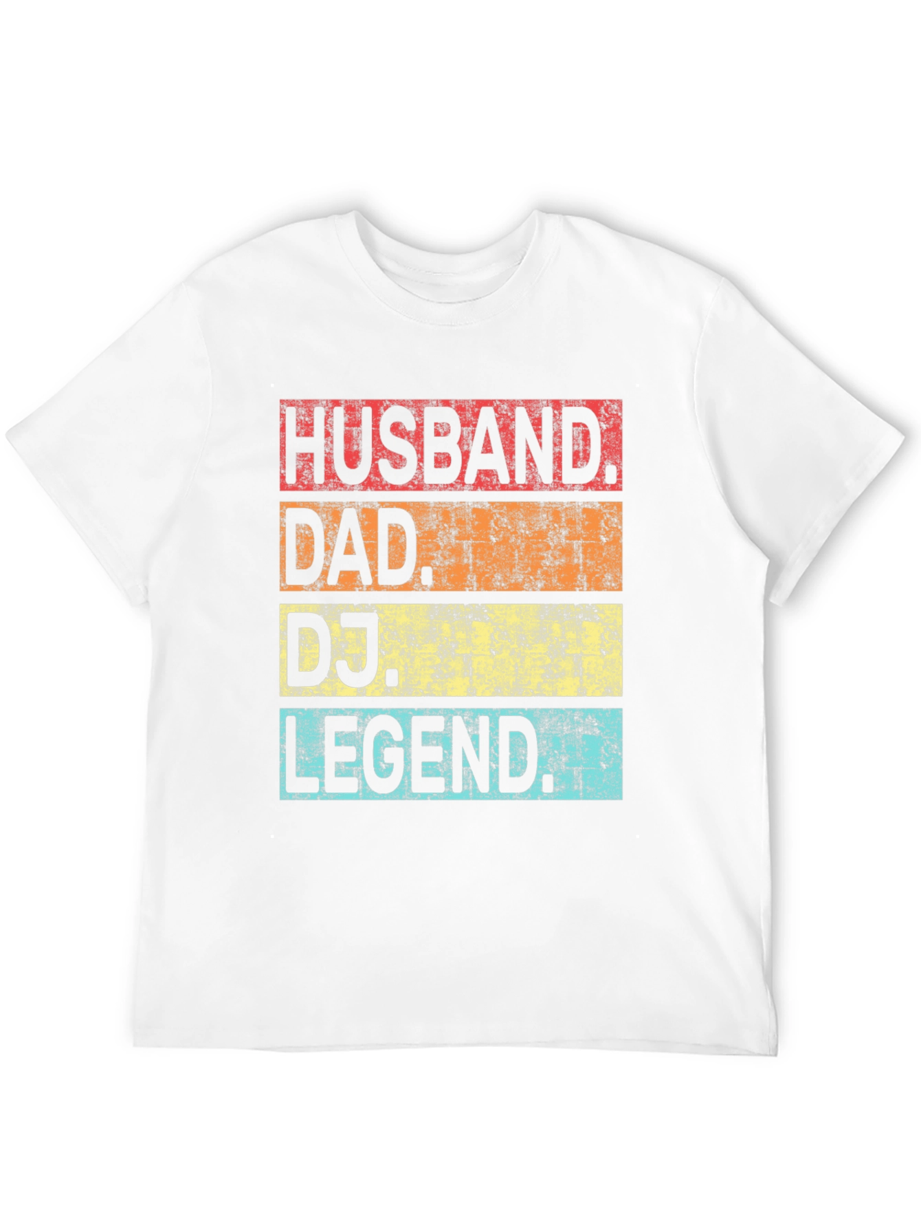 Husband Dad DJ Legend Retro T-Shirt