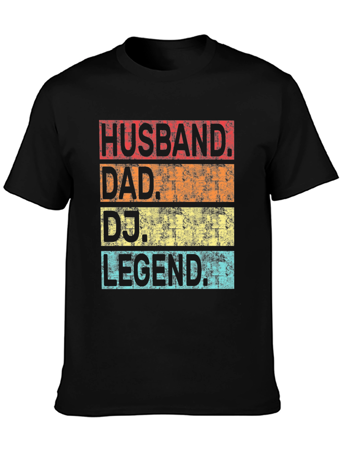 Husband Dad DJ Legend Retro T-Shirt