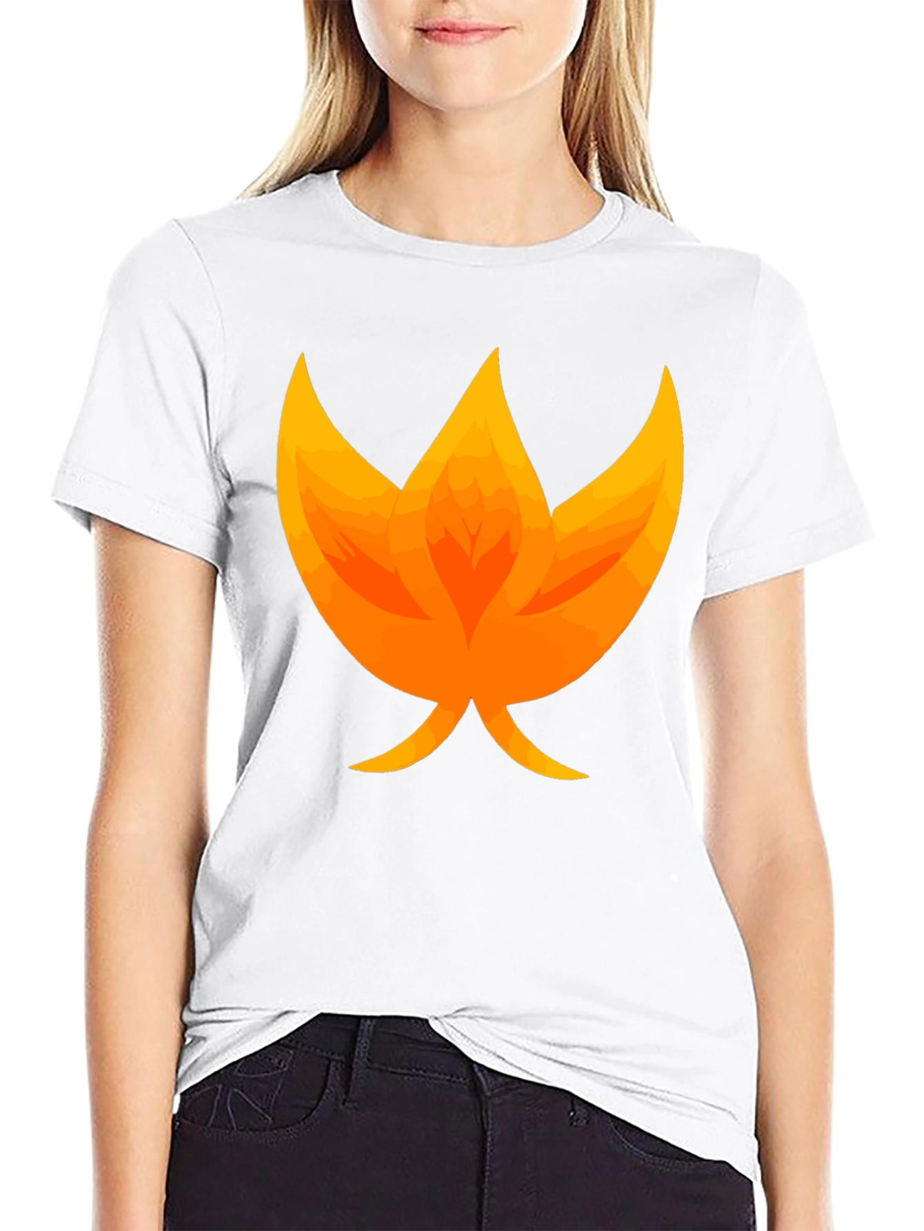 Flame Graphic Black T-Shirt - Unique Fire Design