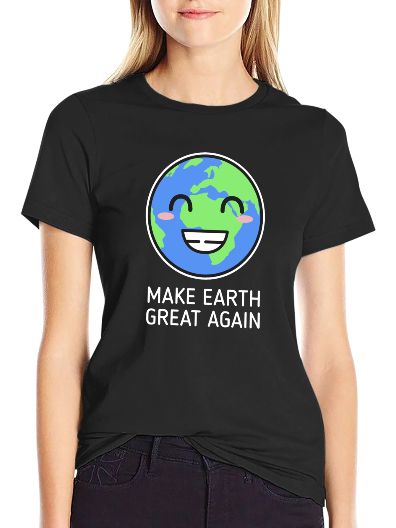 Make Earth Great Again T-Shirt - Eco-Friendly Design