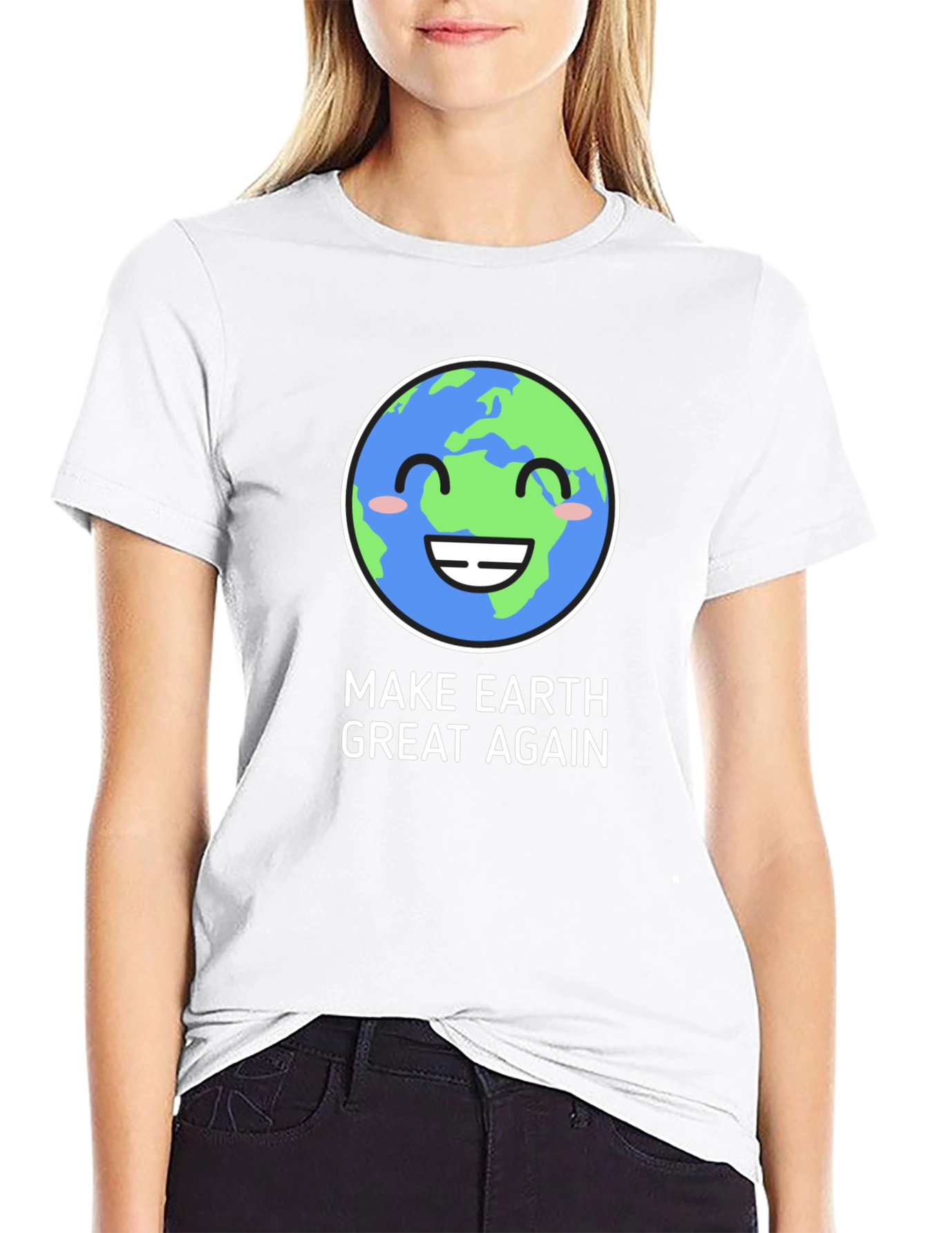 Make Earth Great Again T-Shirt - Eco-Friendly Design