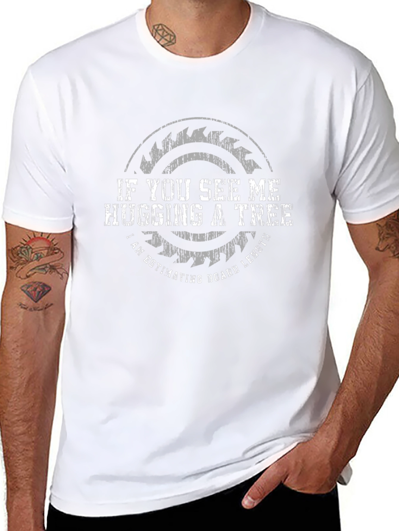 Hug a Tree Woodworker T-Shirt